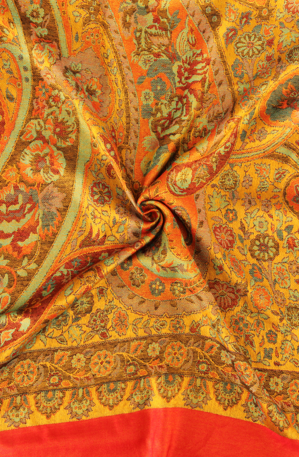 Multi-coloured Women Woolen Stole - 91063017