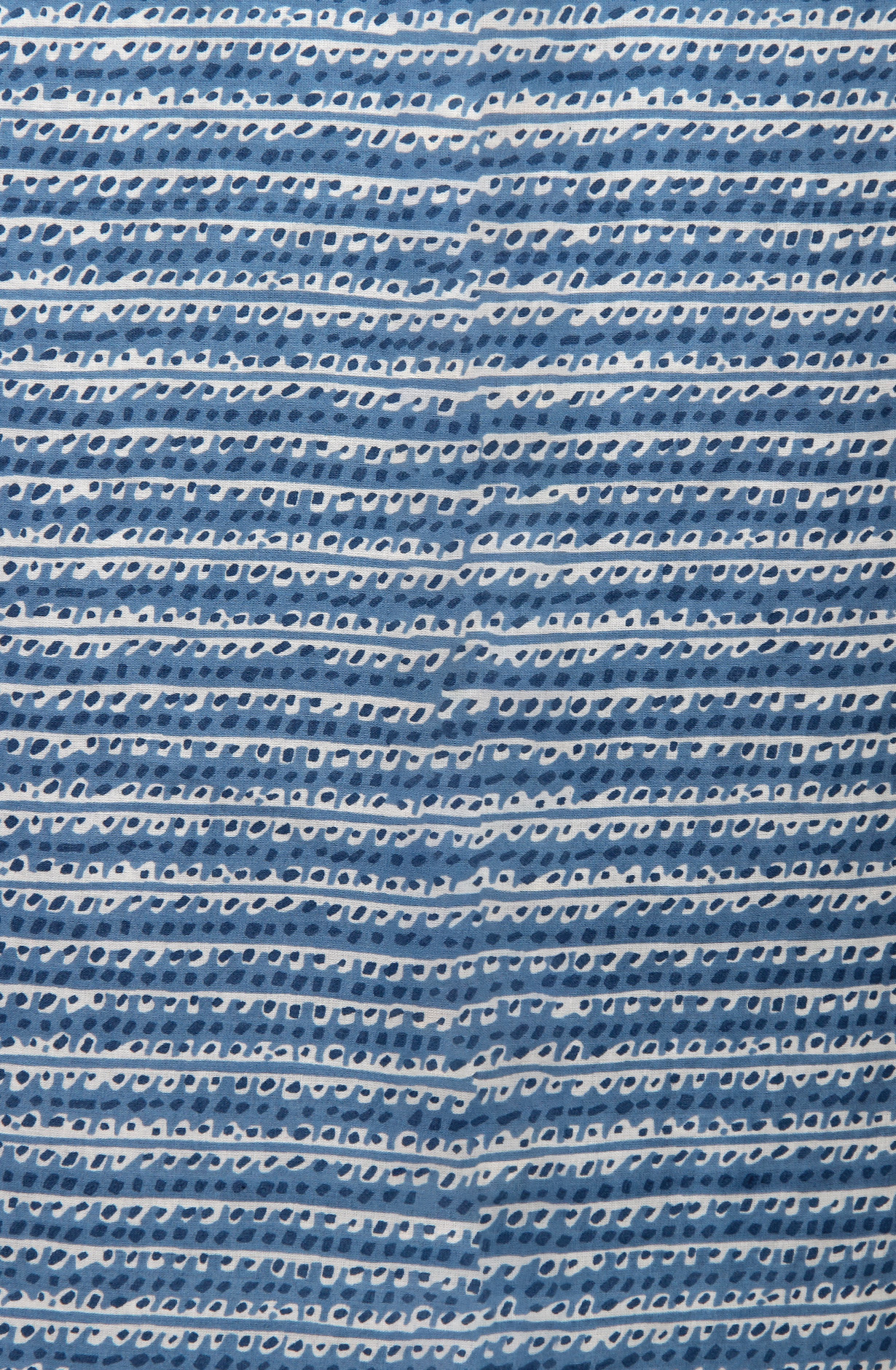 Pastel Blue Cotton Printed Salwar Suit with Chiffon Dupatta - 912-FH01794