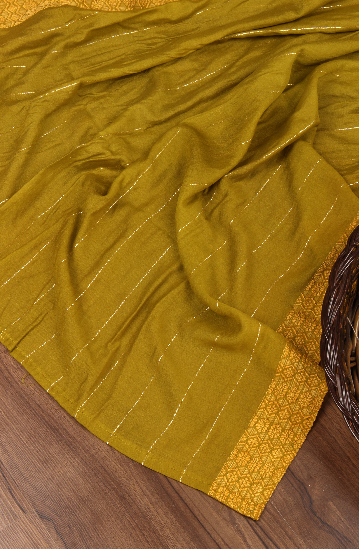 Mehndi Green Modal Festive Wear Unstitched Salwar Suit - 912-KCS35004A