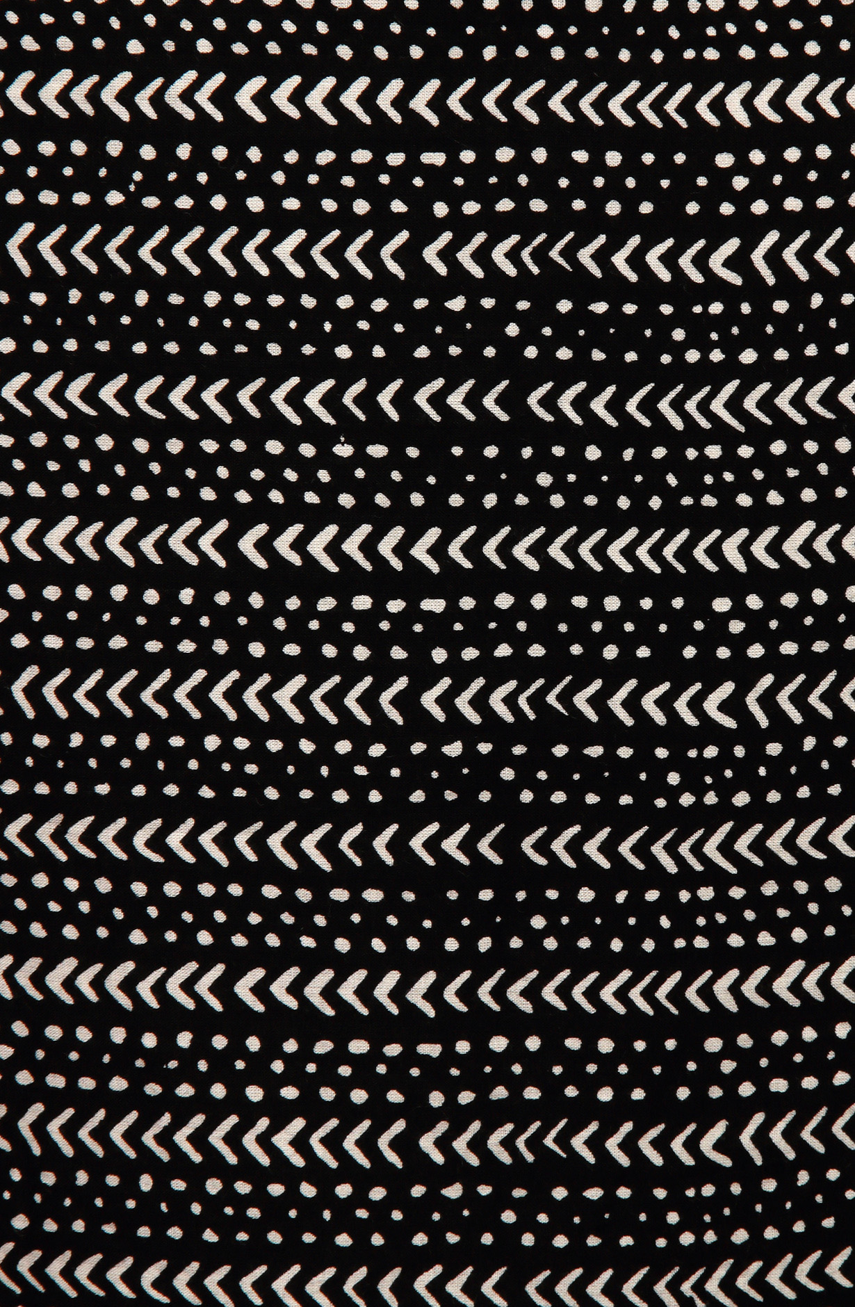 Black Cotton Printed Salwar Suit with Chiffon Dupatta - 912-LA06594