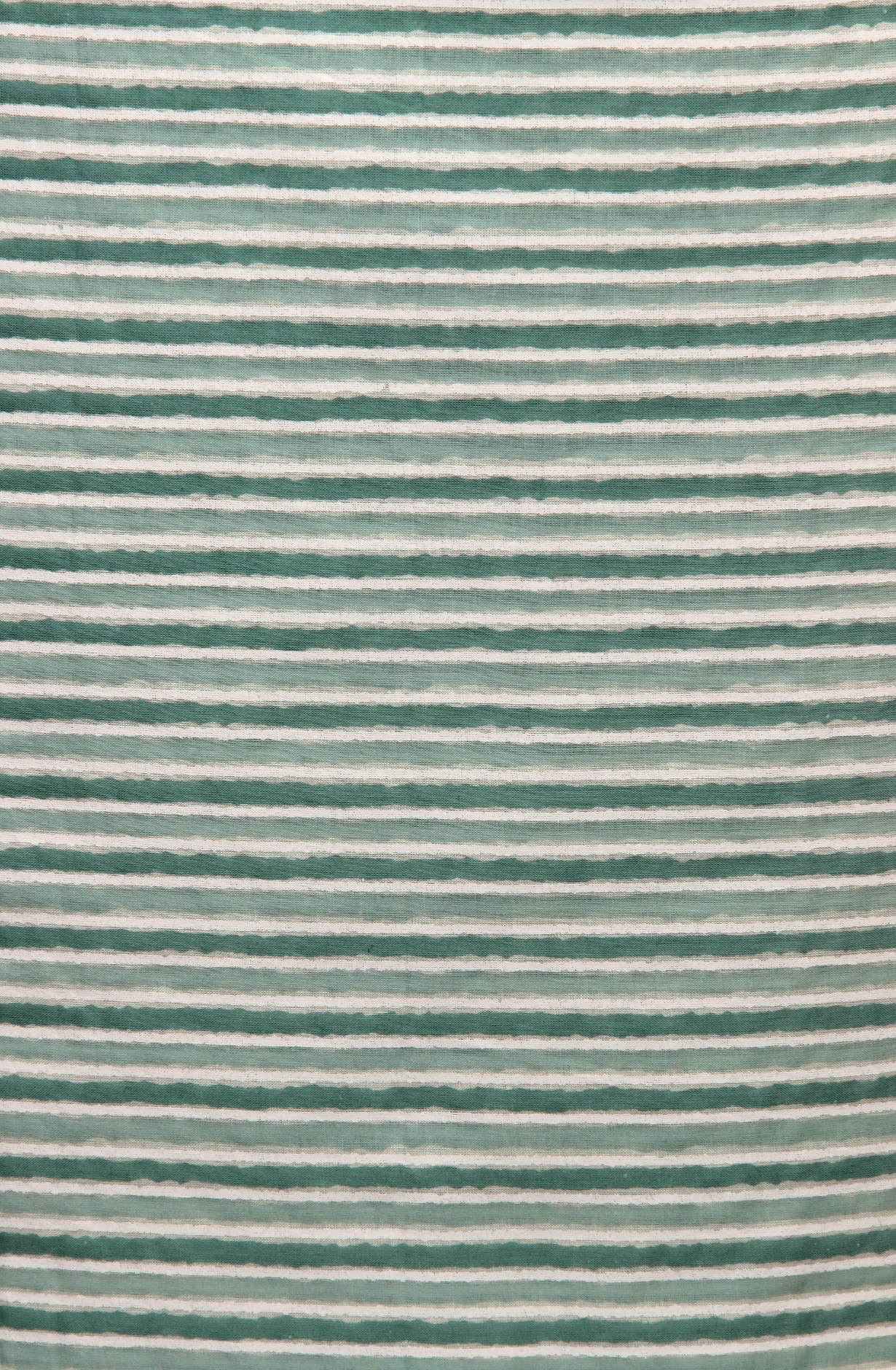 Cream and Green Cotton Printed with Gota Patti Work Suit-sets - 912-MR00703