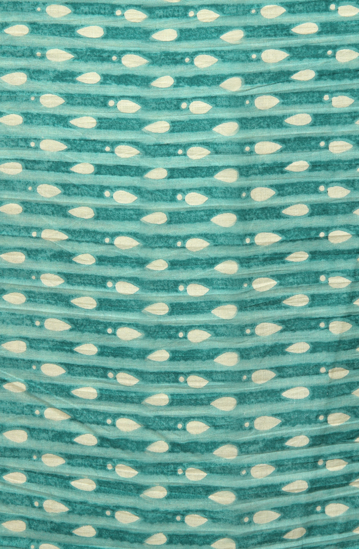 Teal Cotton Printed Salwar Suit with Chiffon Dupatta - 912-NDJ54179B