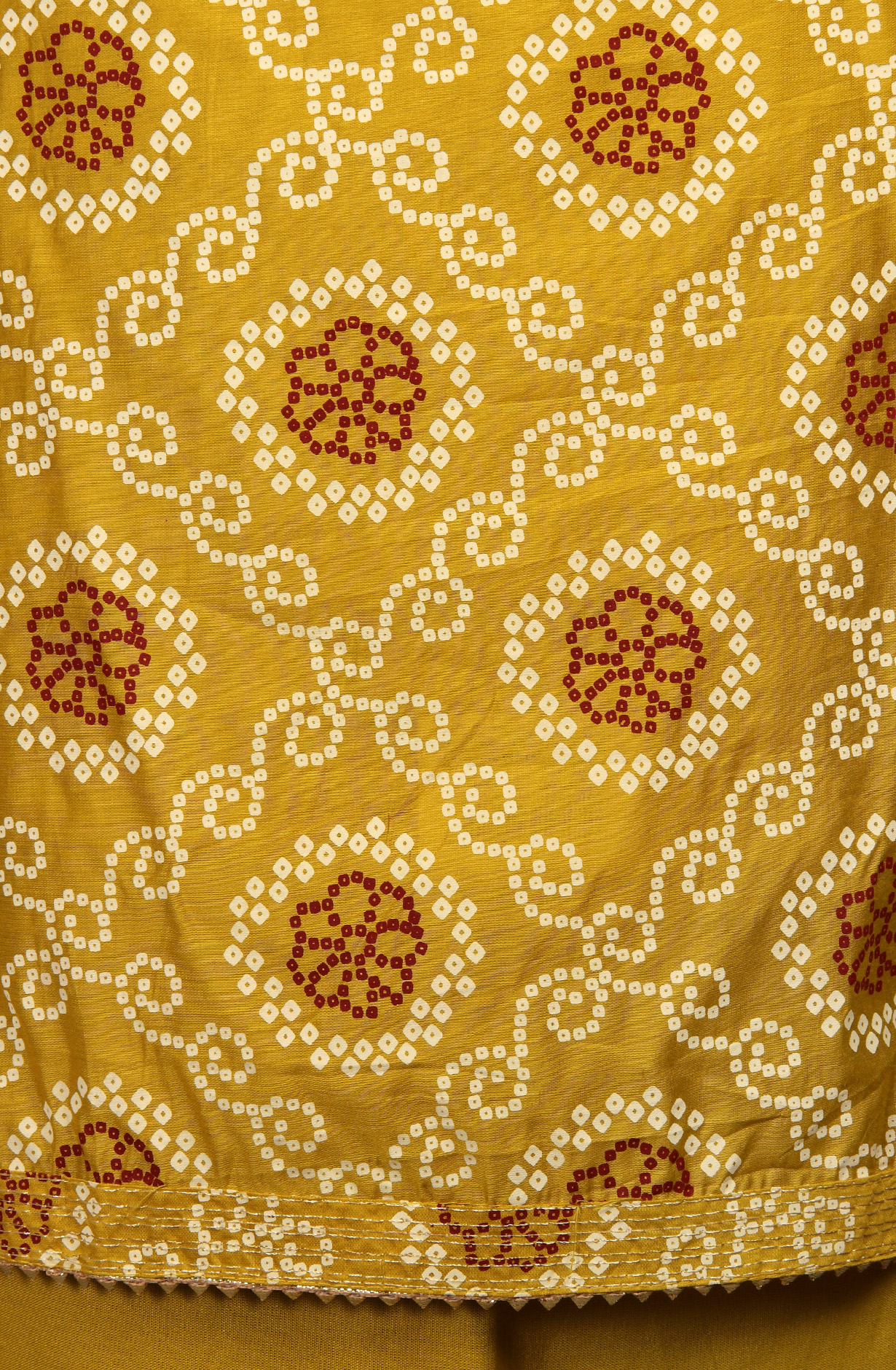 Mehndi Modal Bandhej Print Salwar Suit with Dupatta - 912-TCS34022