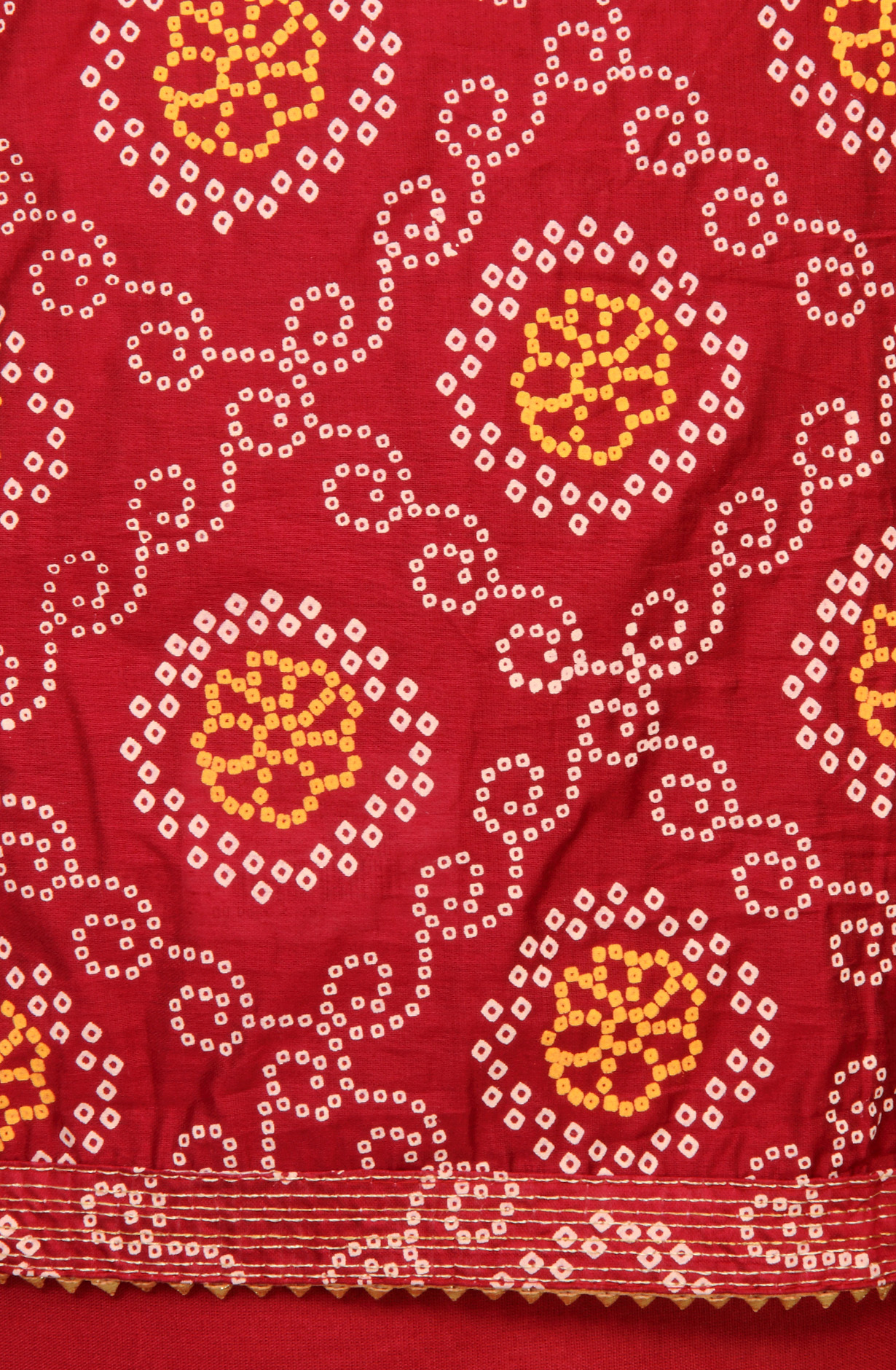 Maroon Modal Bandhej Print Salwar Suit with Dupatta - 912-TCS34022B