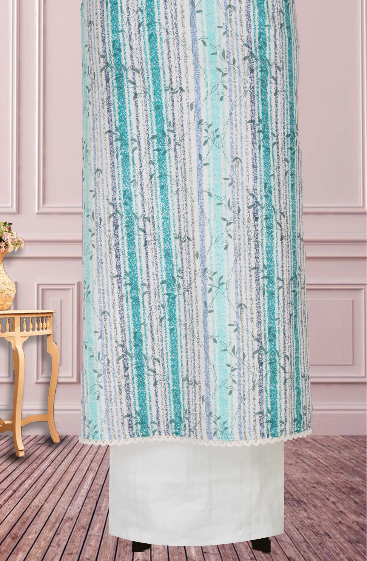 Multi-color Cotton Unstitched Salwar Suit with Trendy Dupatta - 944-1525A