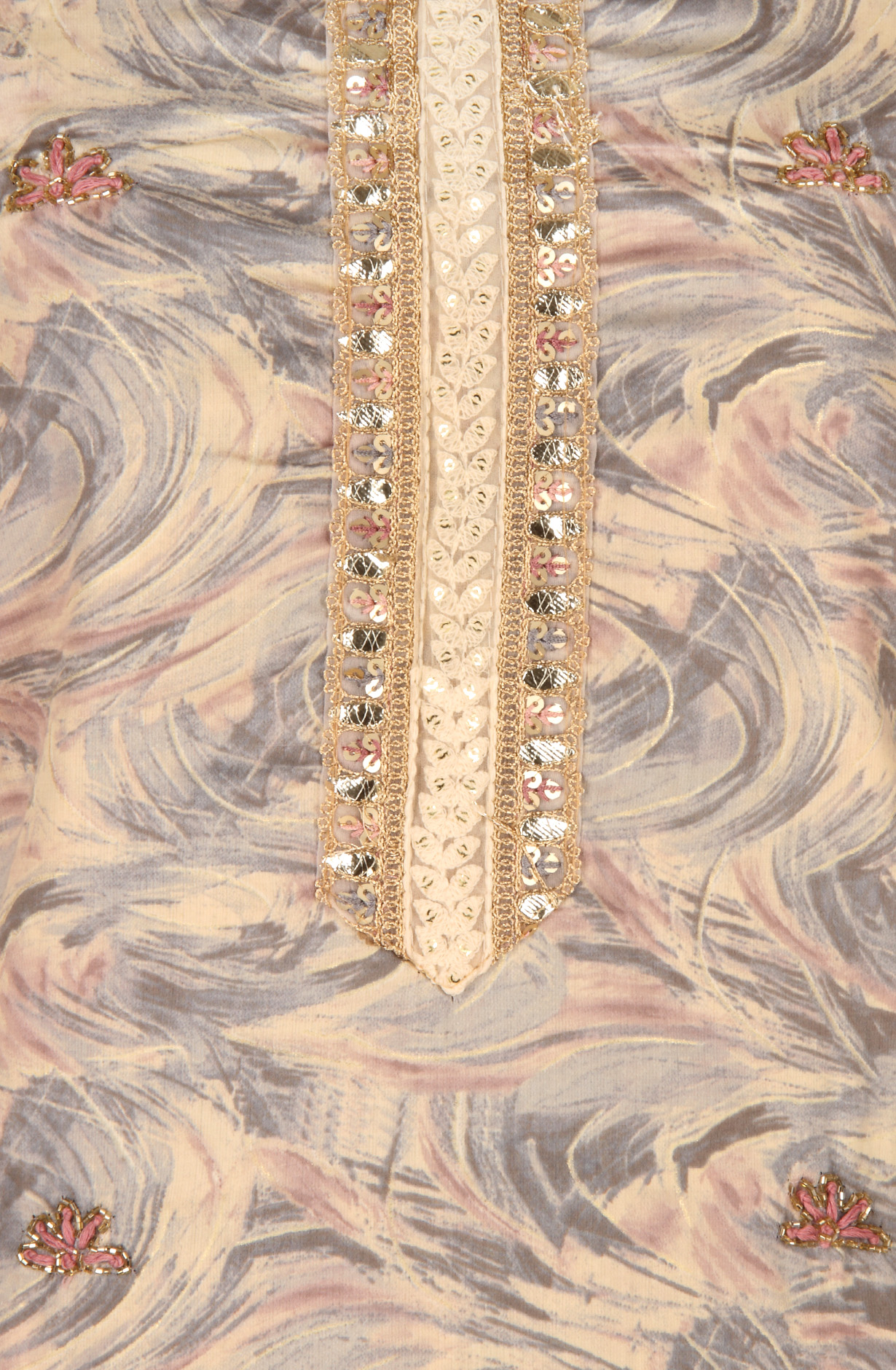 Grey Unstitched Printed Salwar Kameez with Chiffon Dupatta - 959-AWESOME