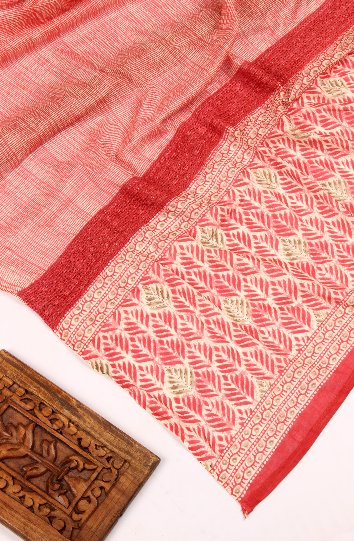 Multi-coloured Cotton Unstitched Salwar Suit with Dupatta - 959-GOLDKERI-A