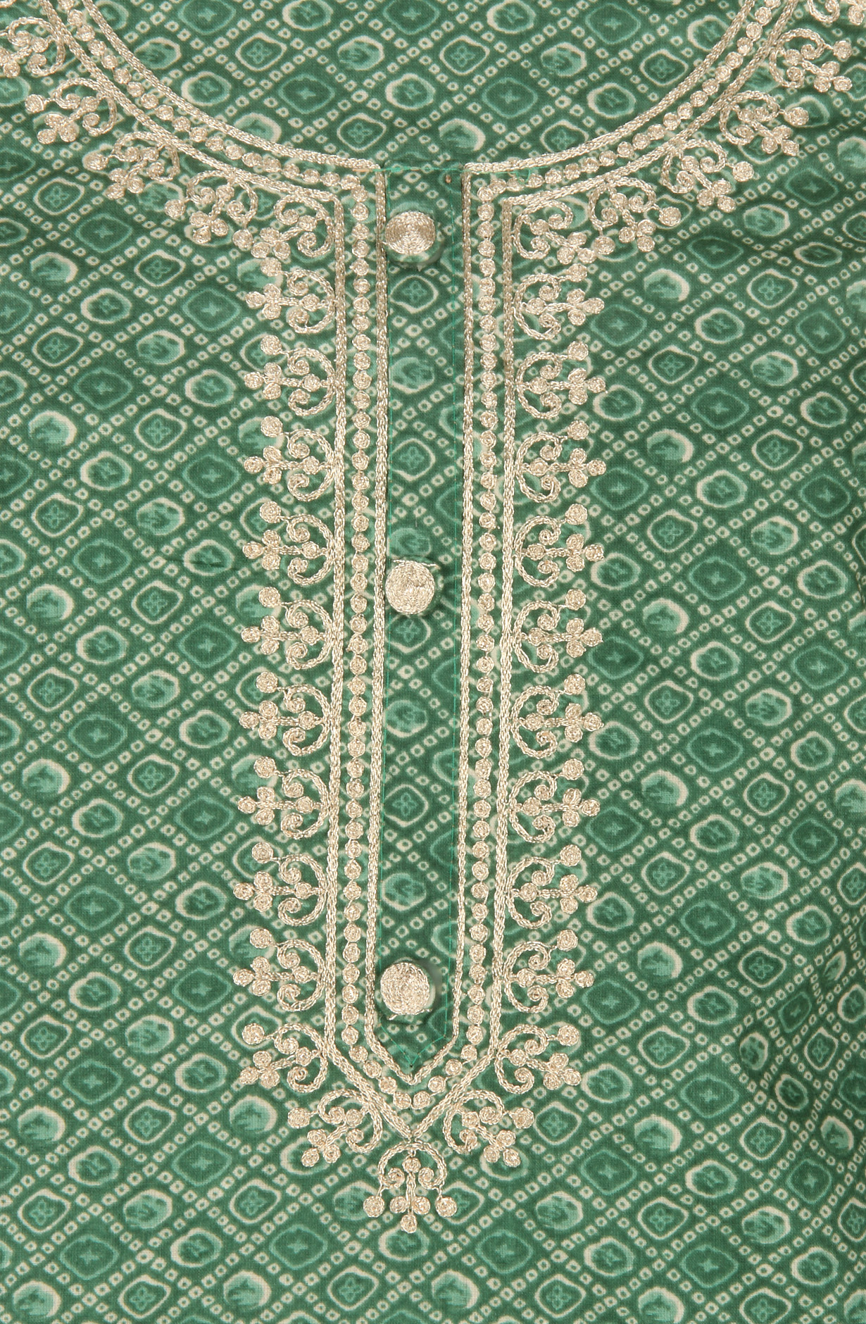 Green Modal Unstitched Salwar Suit with Kota Dupatta - 959-KASTURI-A