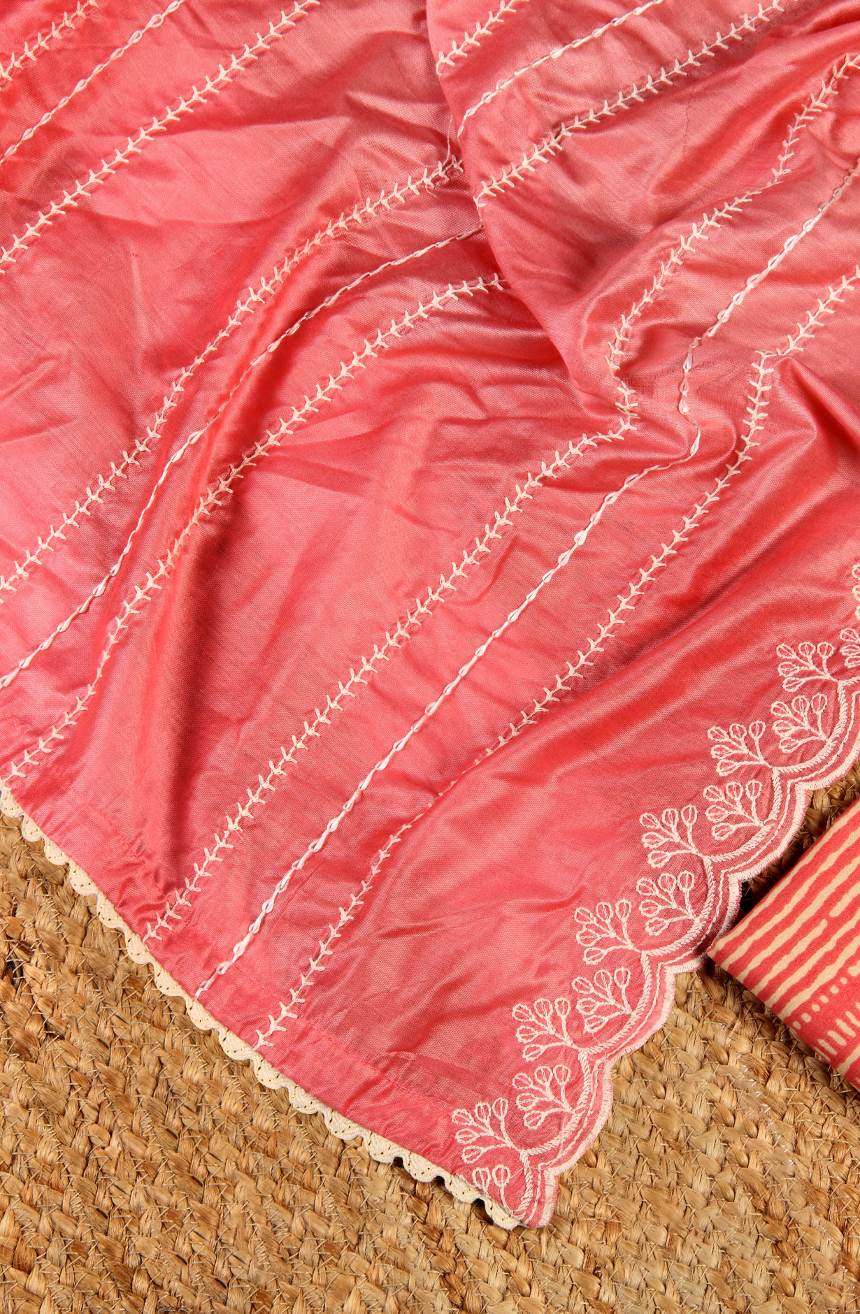 Pink Modal Printed Salwar Suit with Dupatta - 959-MEHAK-C