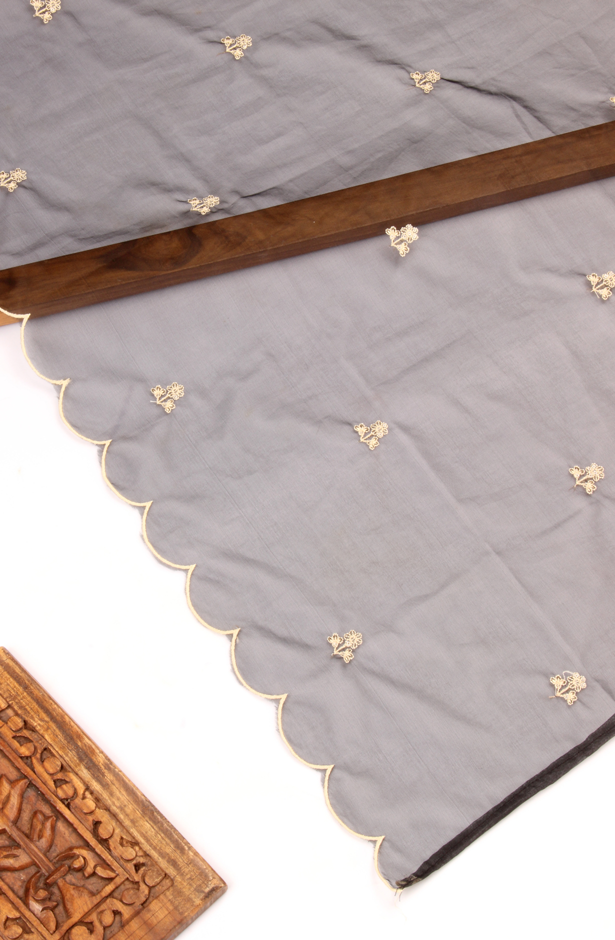 Black Organza Beautiful Embroidered Unstitched Salwar Kameez - 959-VARDHMAN