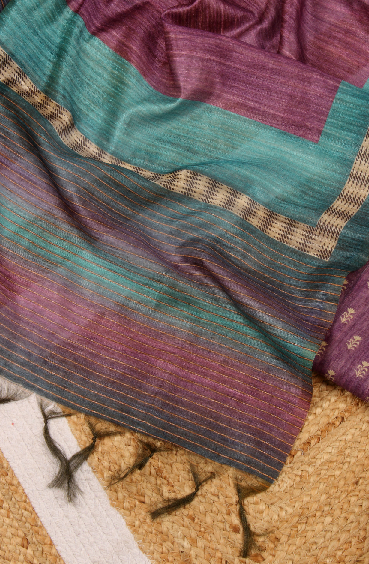 Purple Chanderi Salwar Kameez with Beautiful Dupatta - 981-NK8B