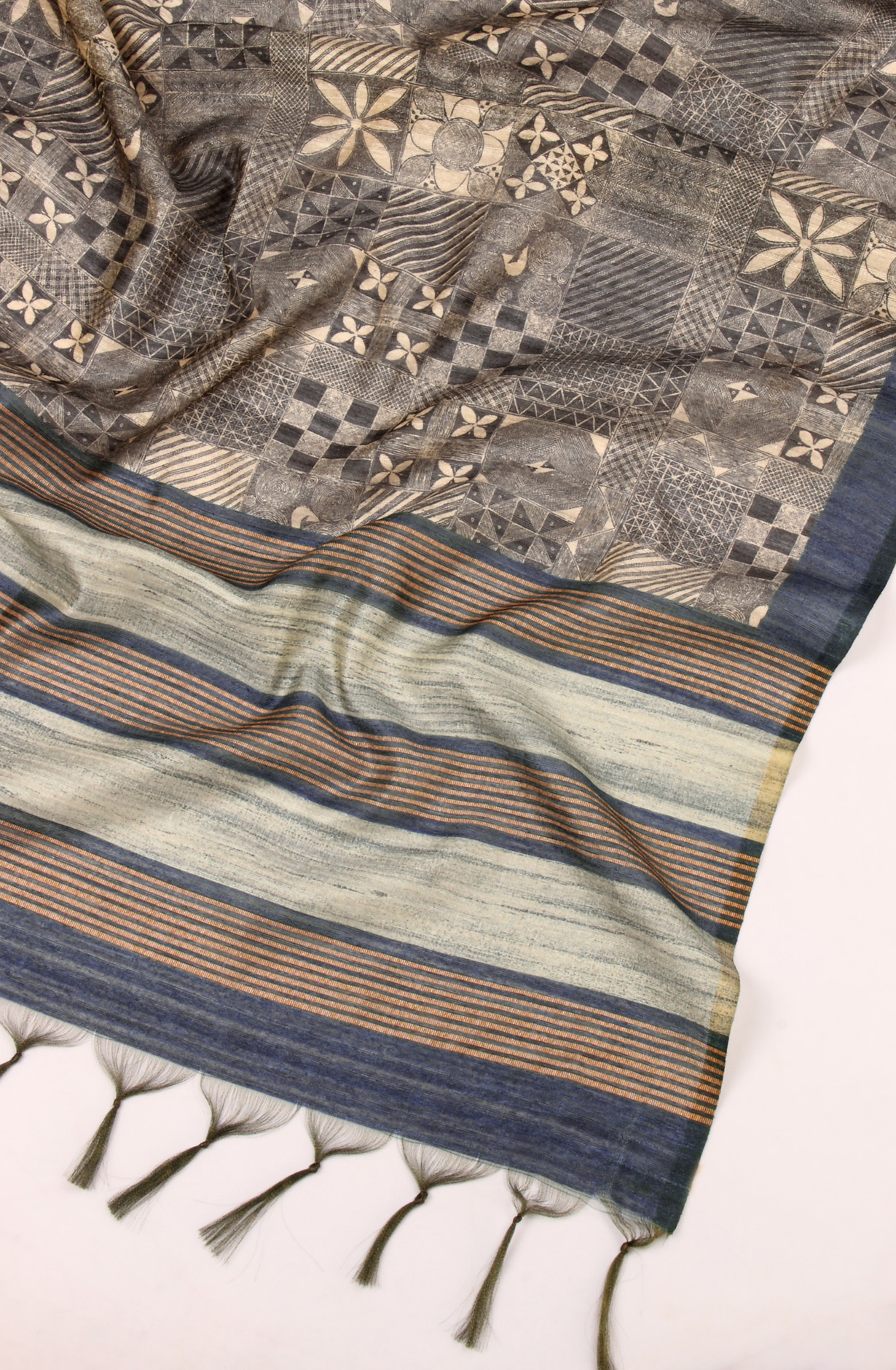 Blue Silk Unstitched Salwar Suit Festive Wear - 981-P9C