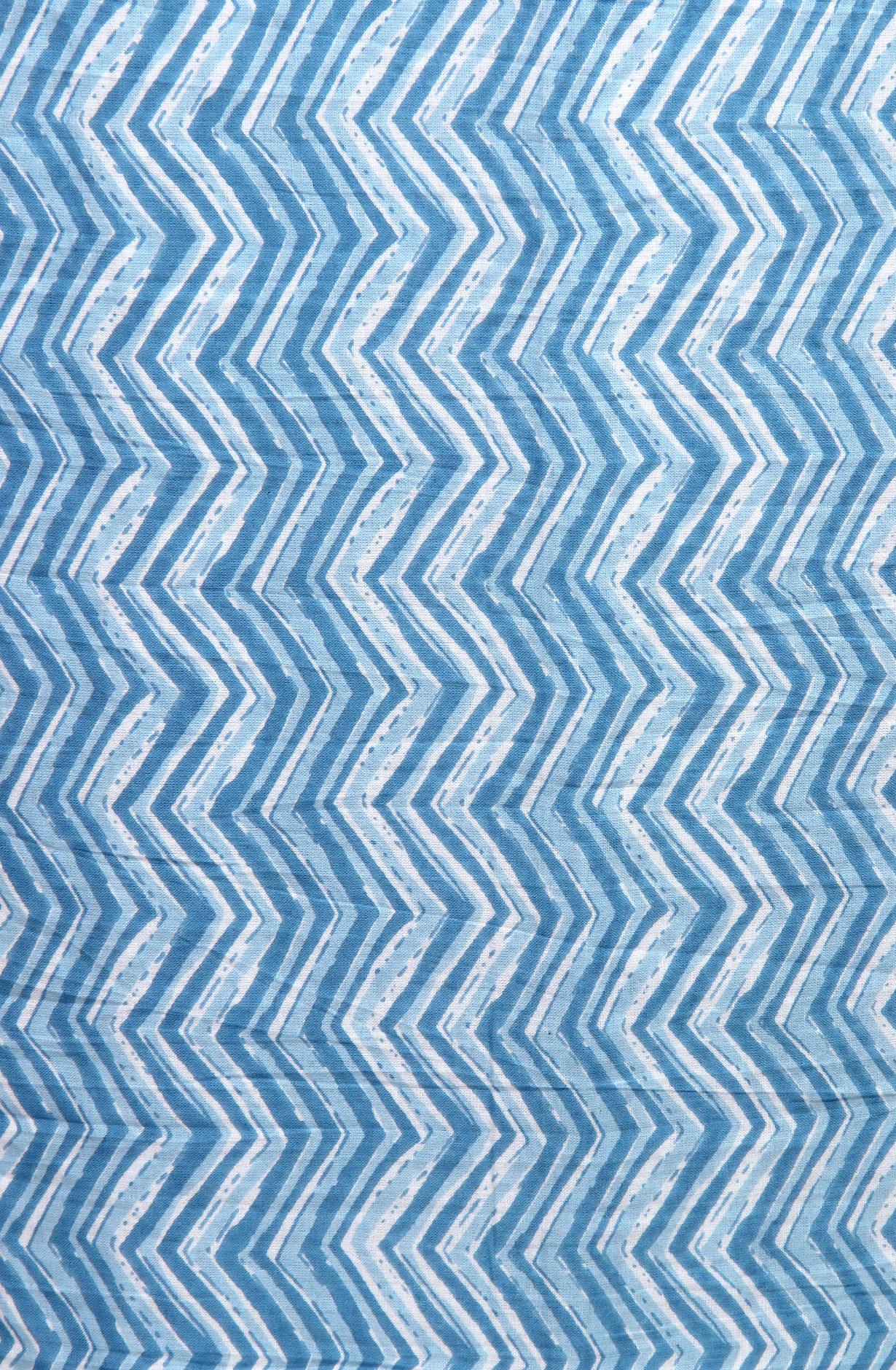 Pastel Blue Cotton Bandhej Print Salwar Suit with Dupatta - 983-3599-91A