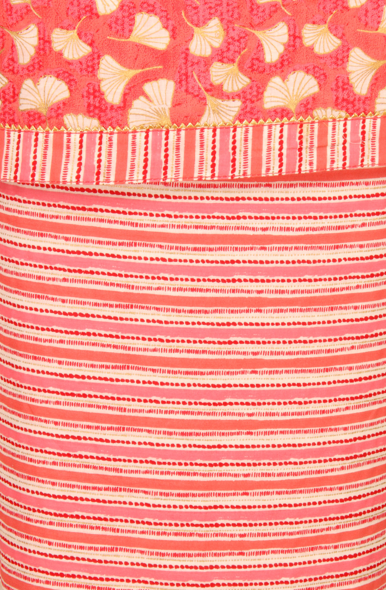 Pink Cotton Printed Salwar Suit with Chiffon Dupatta - 983-3742-53D