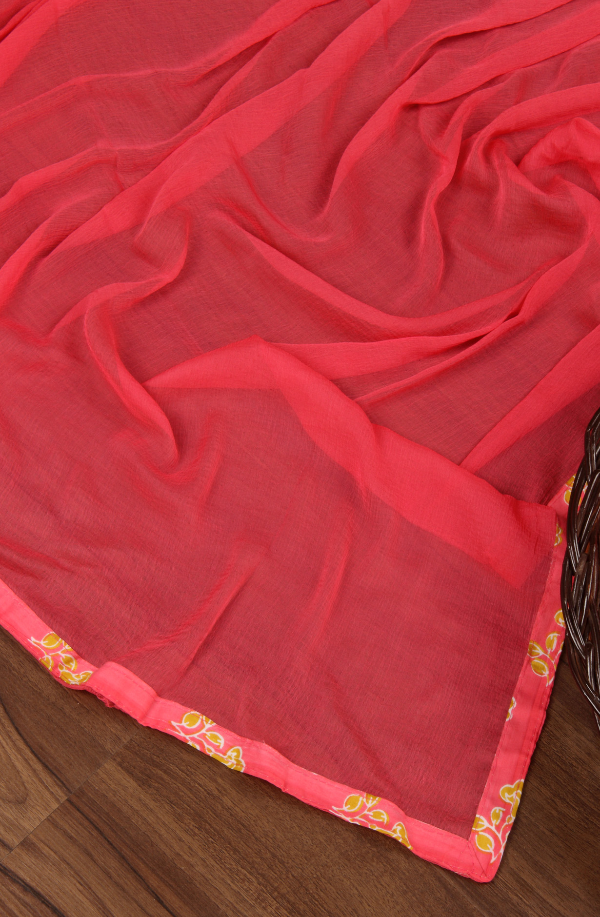 Pink Cotton Printed Salwar Suit with Dupatta - 983-3742-55A