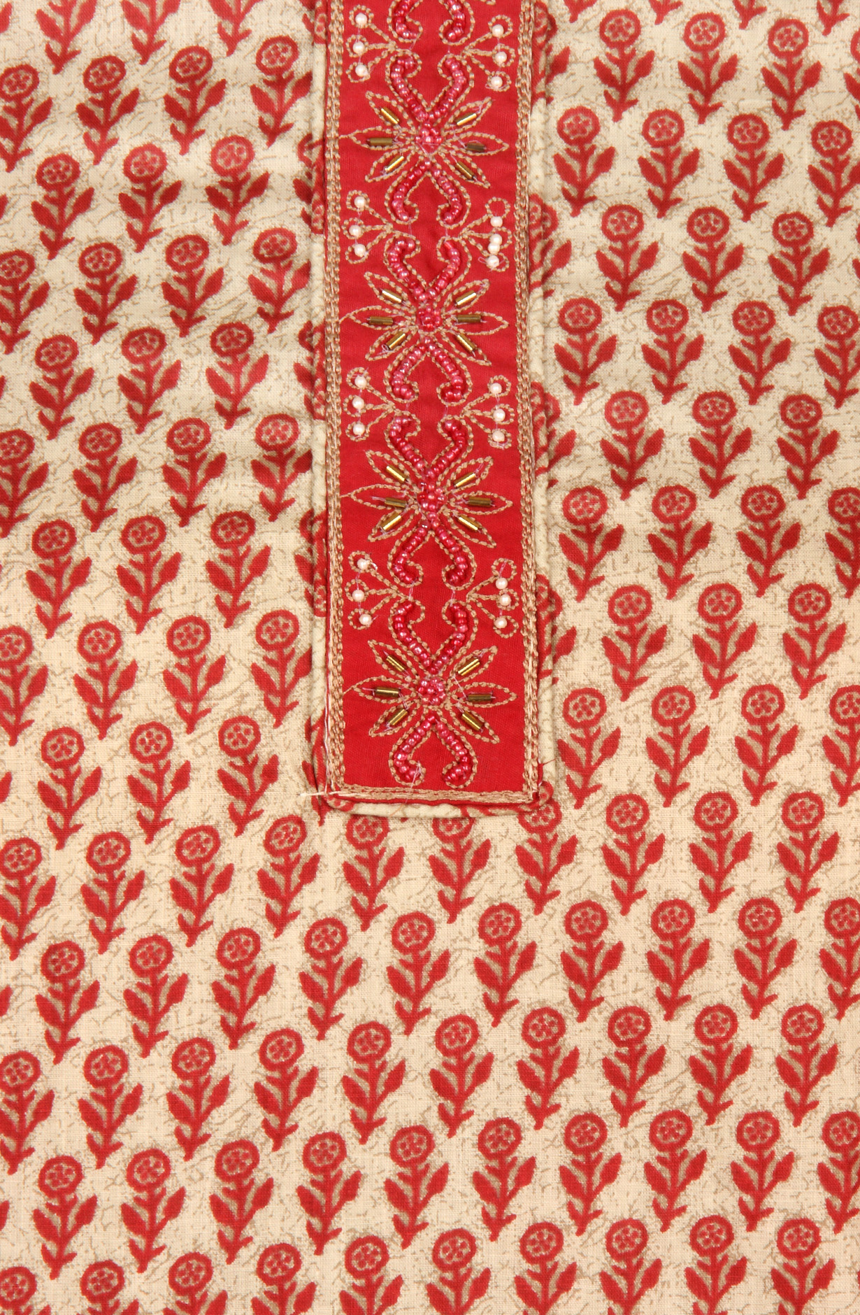 Maroon Cotton Printed Salwar Suit with Dupatta - 983-4126