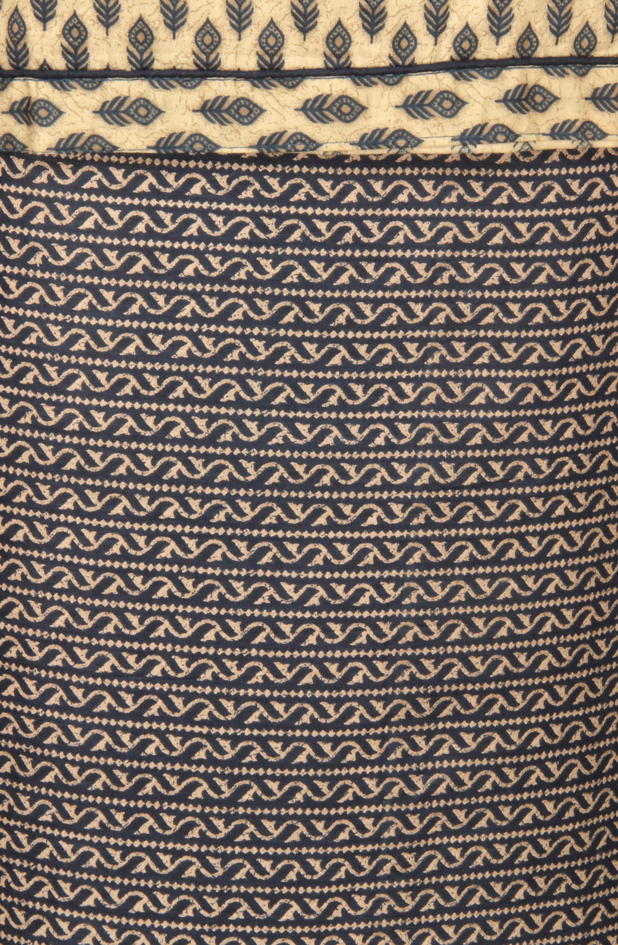 Blue Cotton Unstitched Printed Salwar Dress Material - 983-4126AA