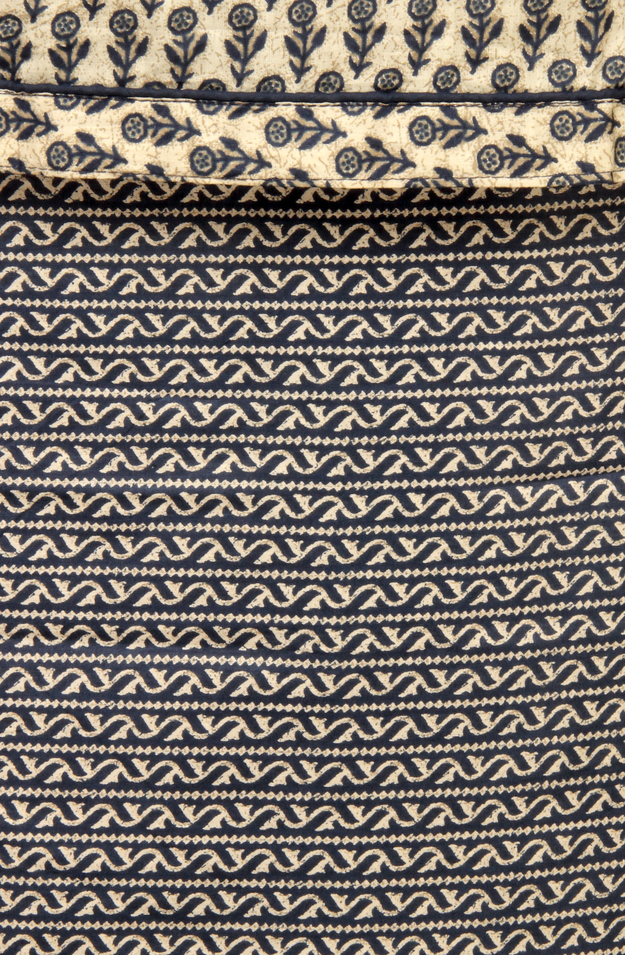 Blue Cotton Printed Salwar Suit with Dupatta - 983-4126B