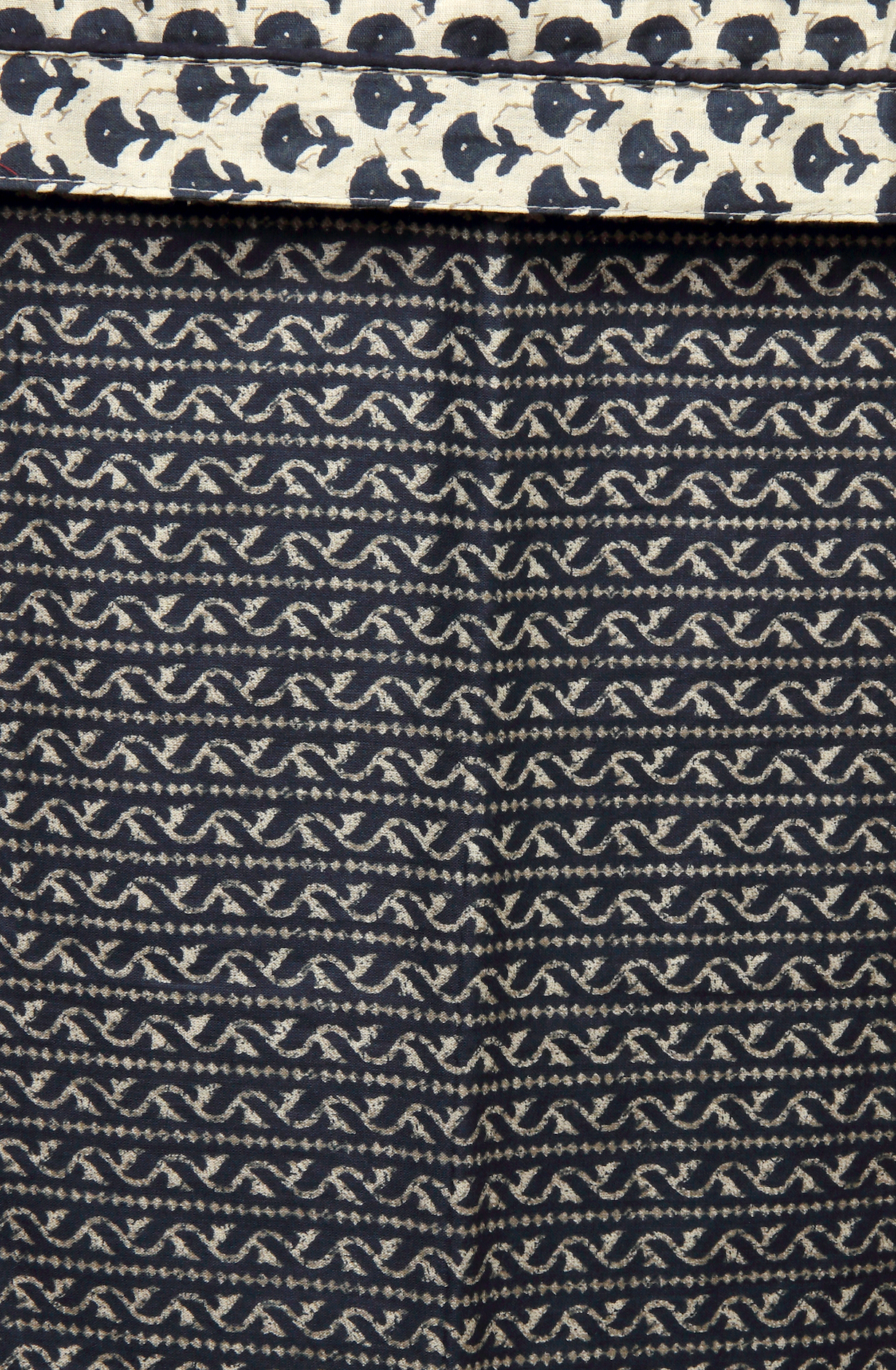 Blue Cotton Printed Unstitched Salwar Suit - 983-4259-1C