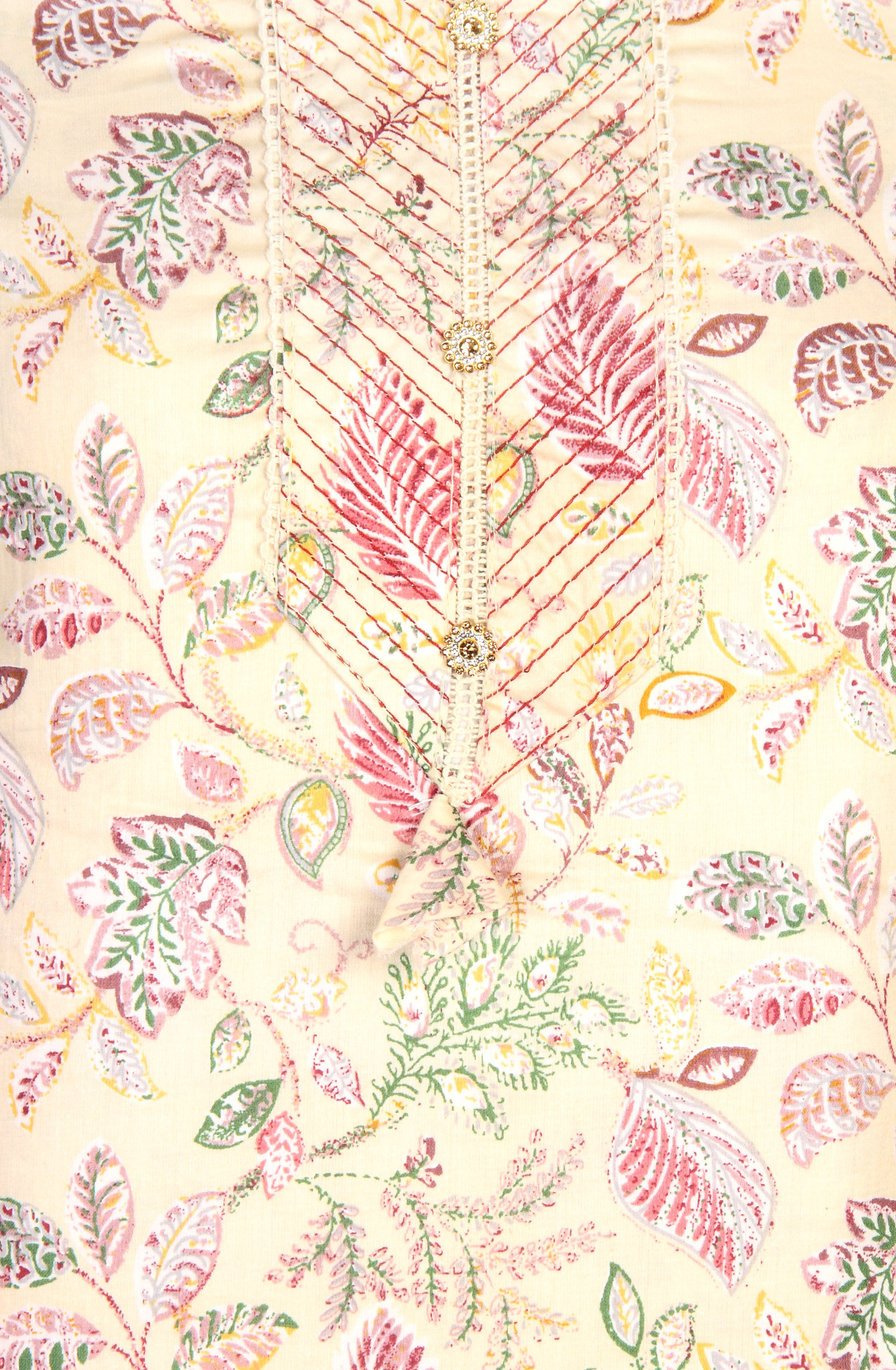 Multi-coloured Cotton Print Salwar Kameez - 983-4332B