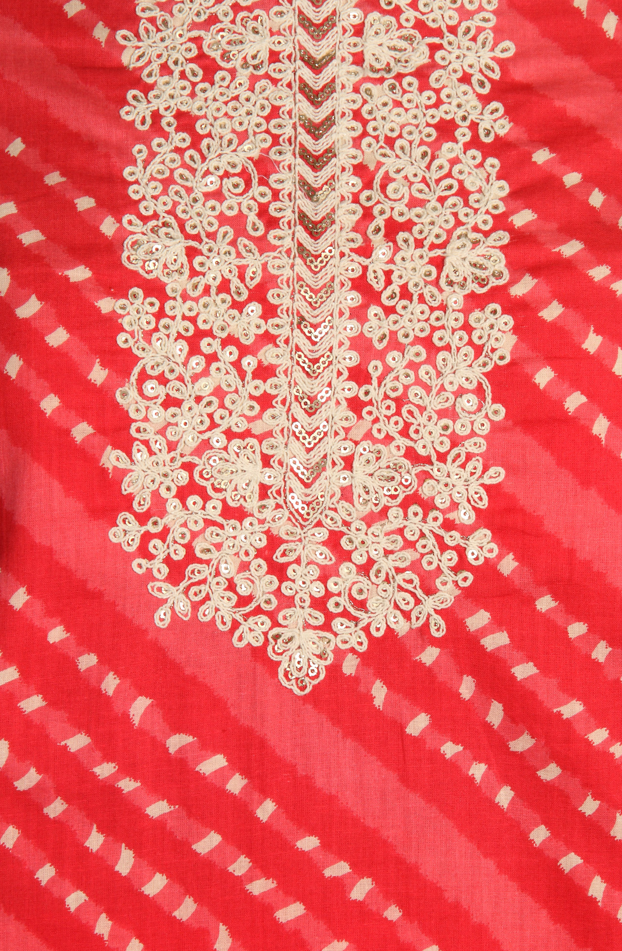 Pink Cotton Printed Unstitched Salwar Dress Material - 983-4369