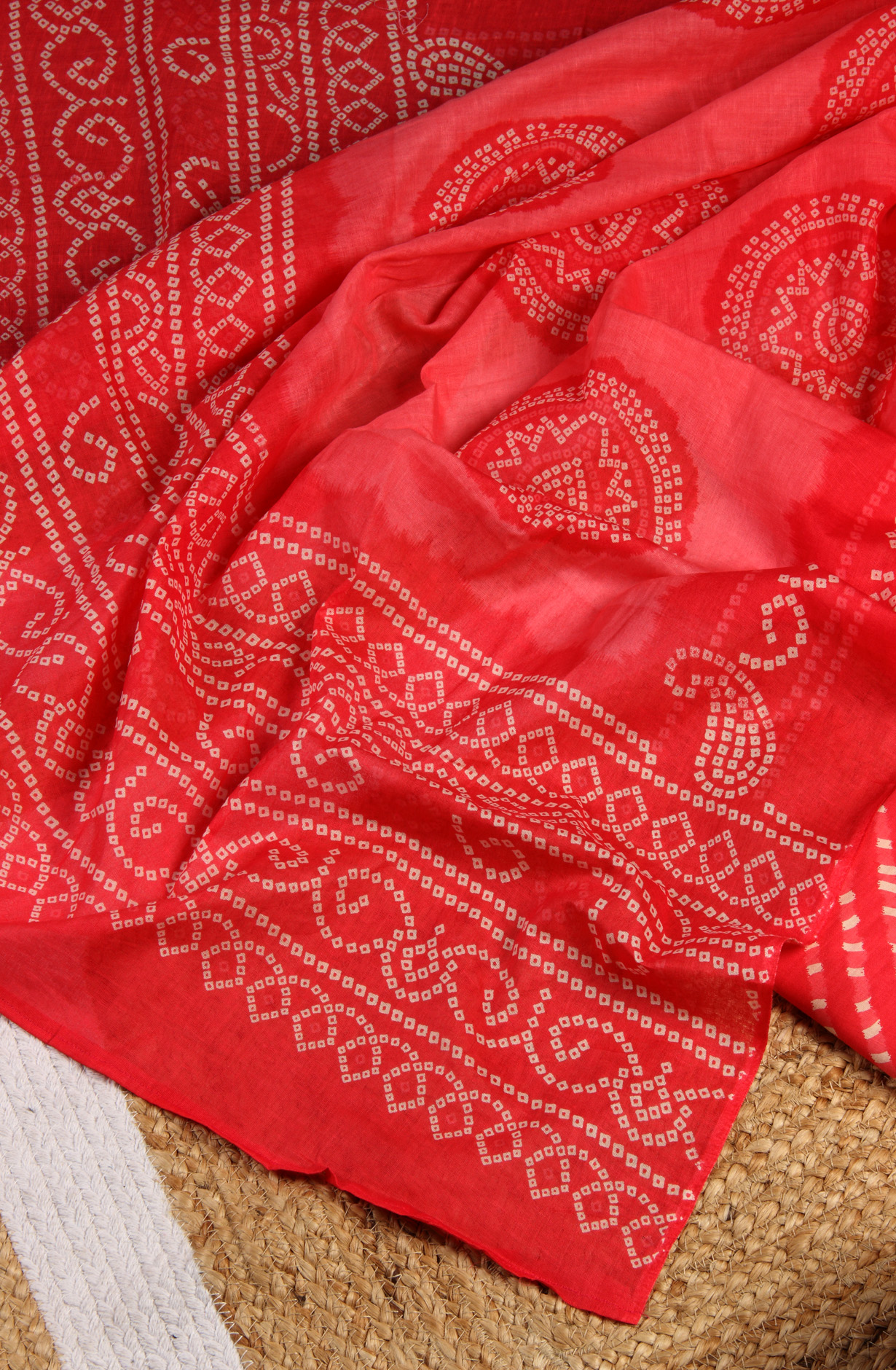 Pink Cotton Printed Unstitched Salwar Dress Material - 983-4369