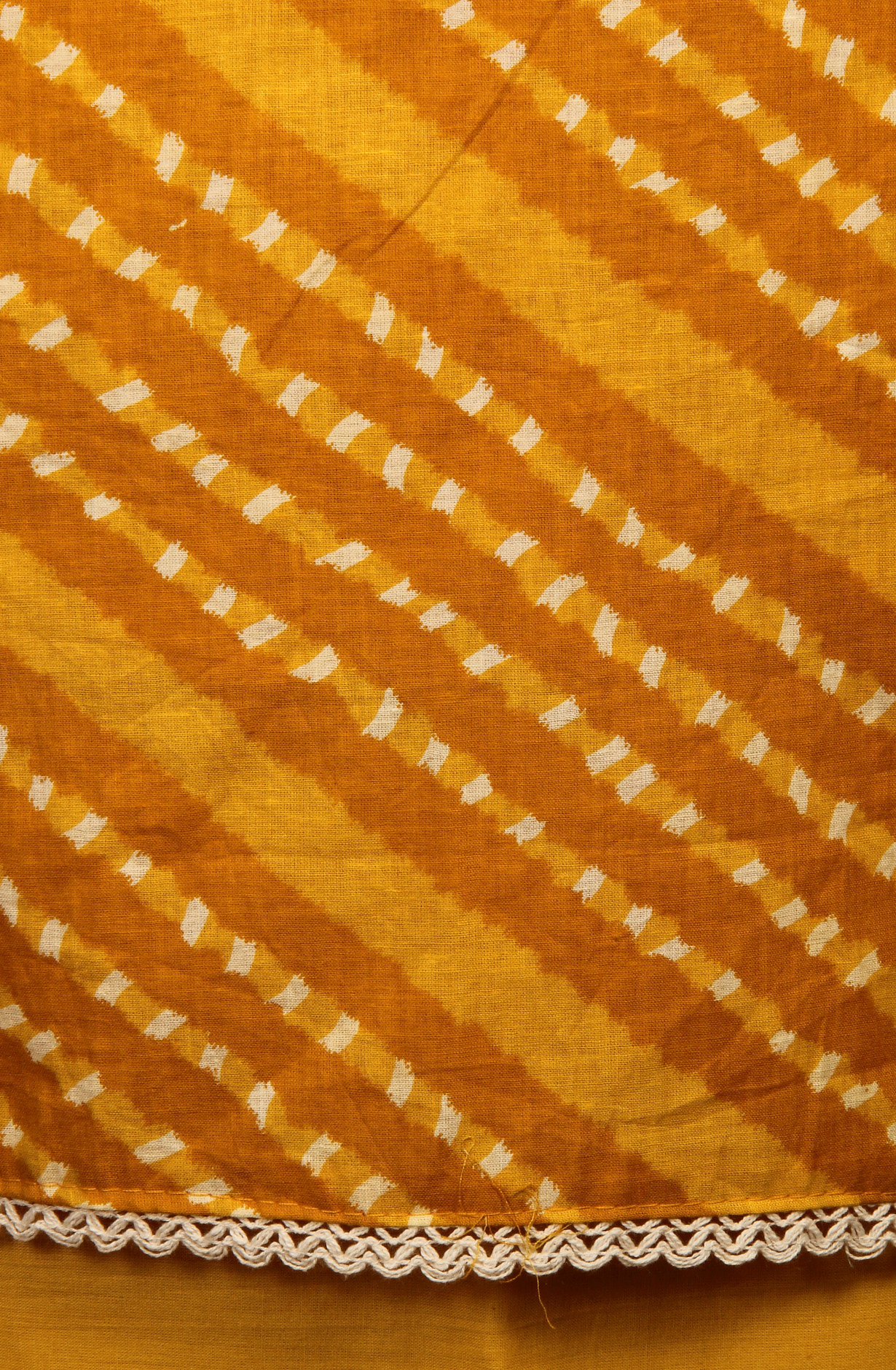 Mustard Cotton Printed Unstitched Salwar Dress Material - 983-4369A