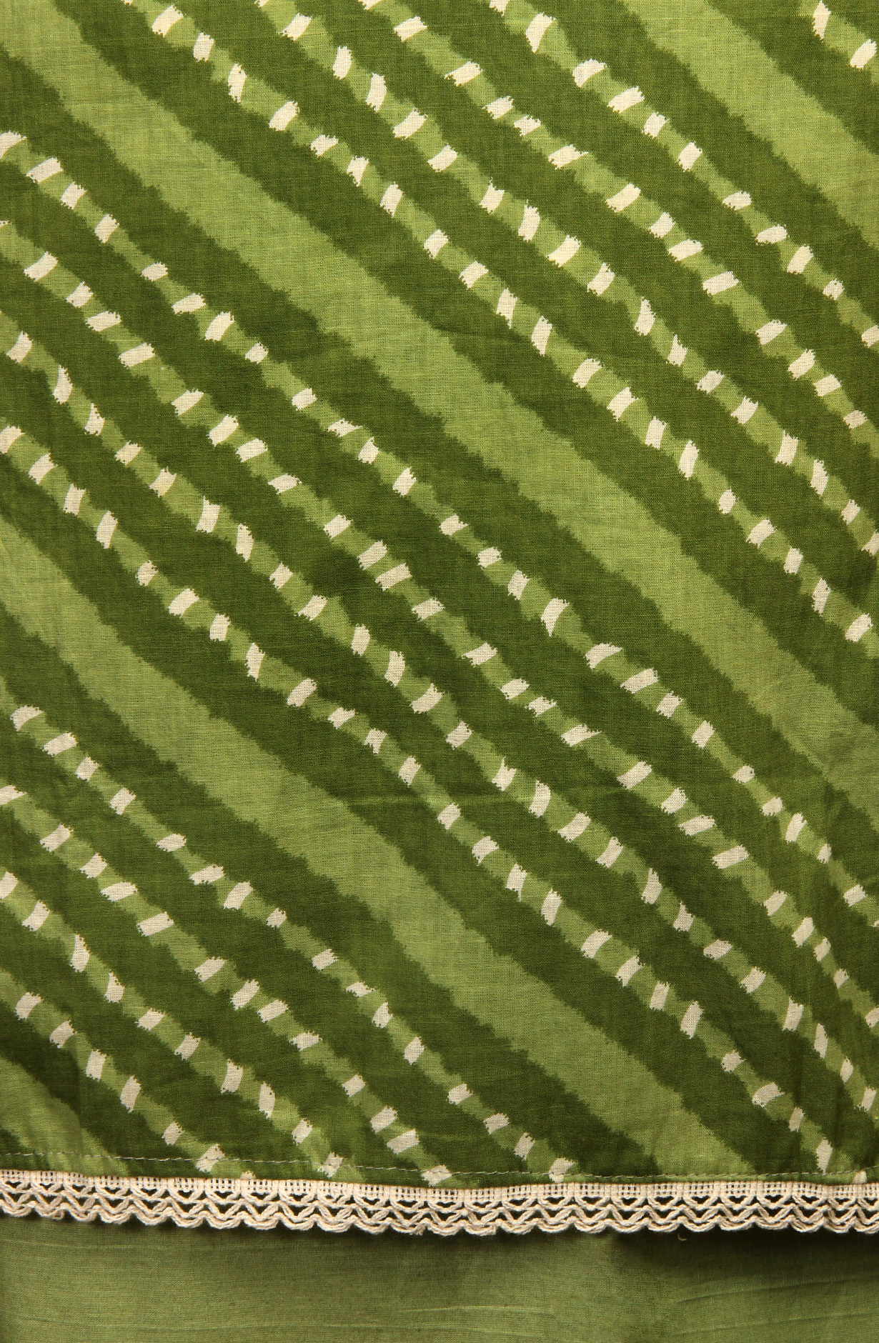 Mehndi Green Cotton Printed Unstitched Salwar Dress Material - 983-4369B