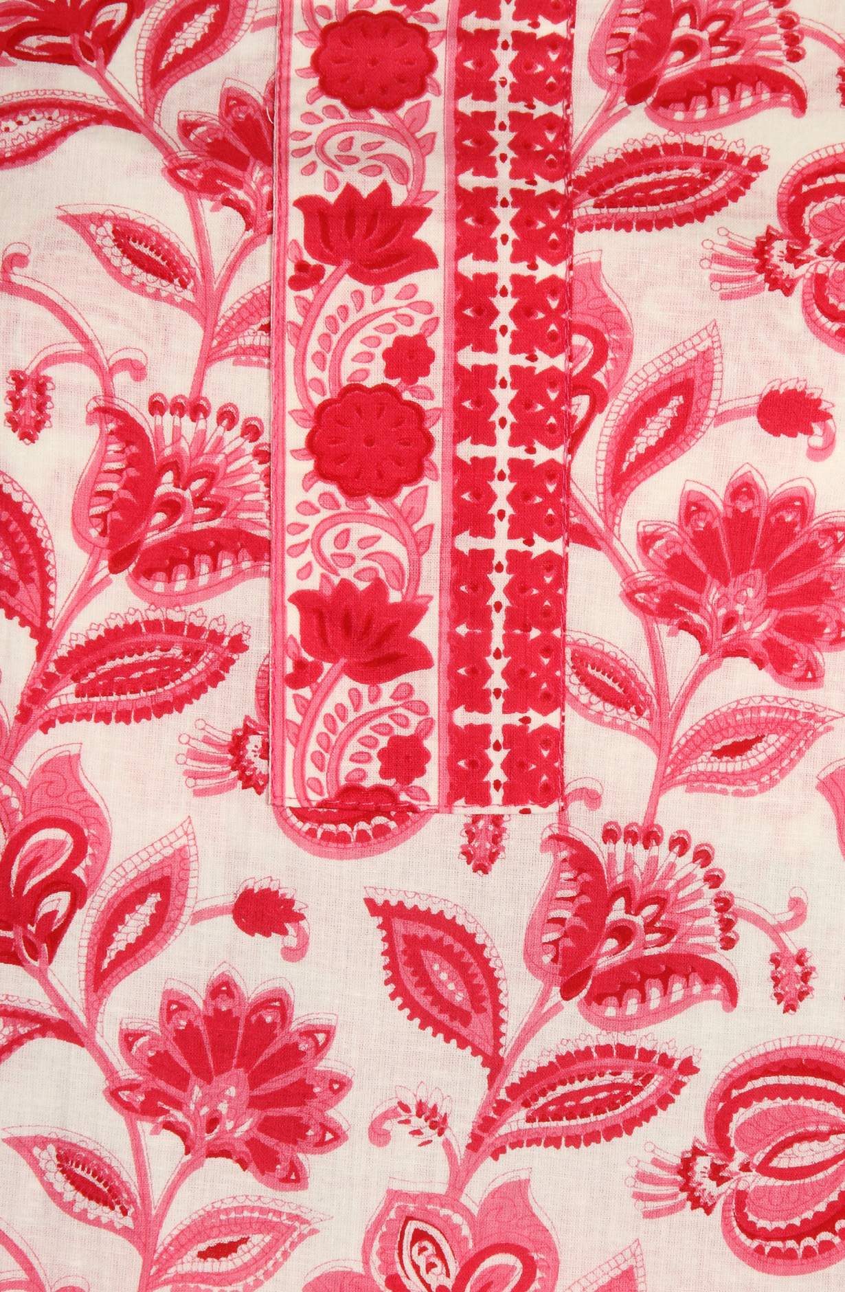 Pink Cotton Printed Unstitched Dress Material - 983-4408-2A