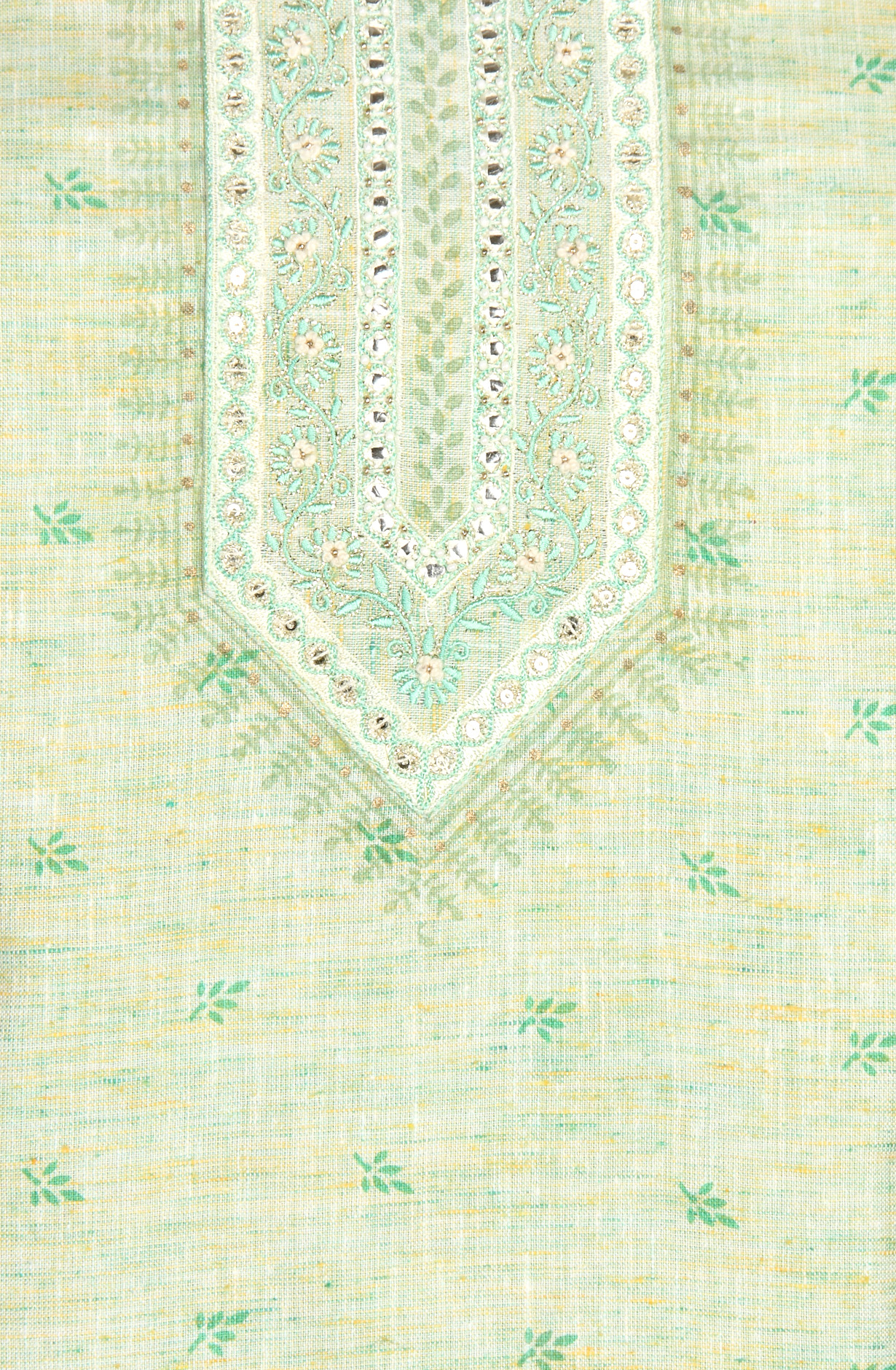 Parrot Green Cotton Salwar Kameez - 984-FMAD202