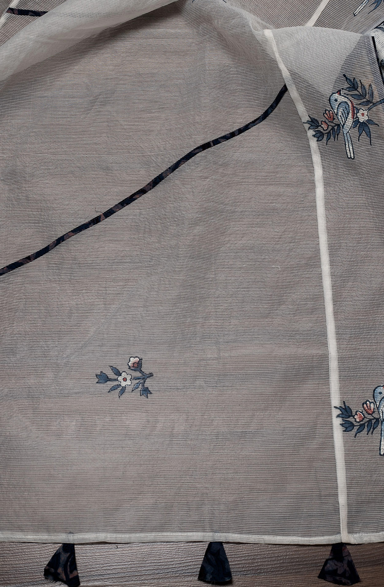 Cream Kota Beautiful Embroidered Salwar Suit with Dupatta - 984-FMHA155