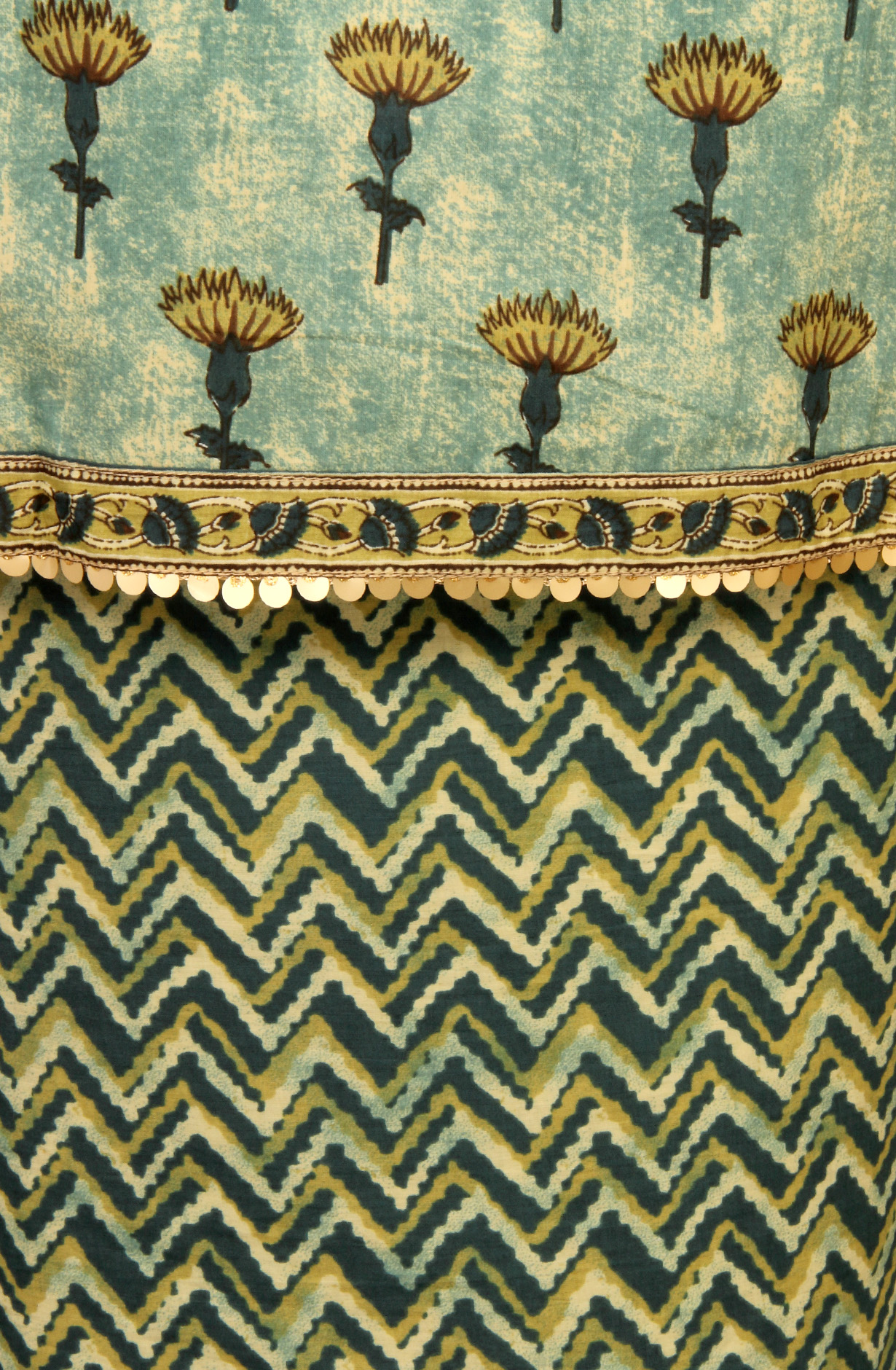 Multi-coloured Cotton Printed Salwar Kameez - 984-FMSP58C