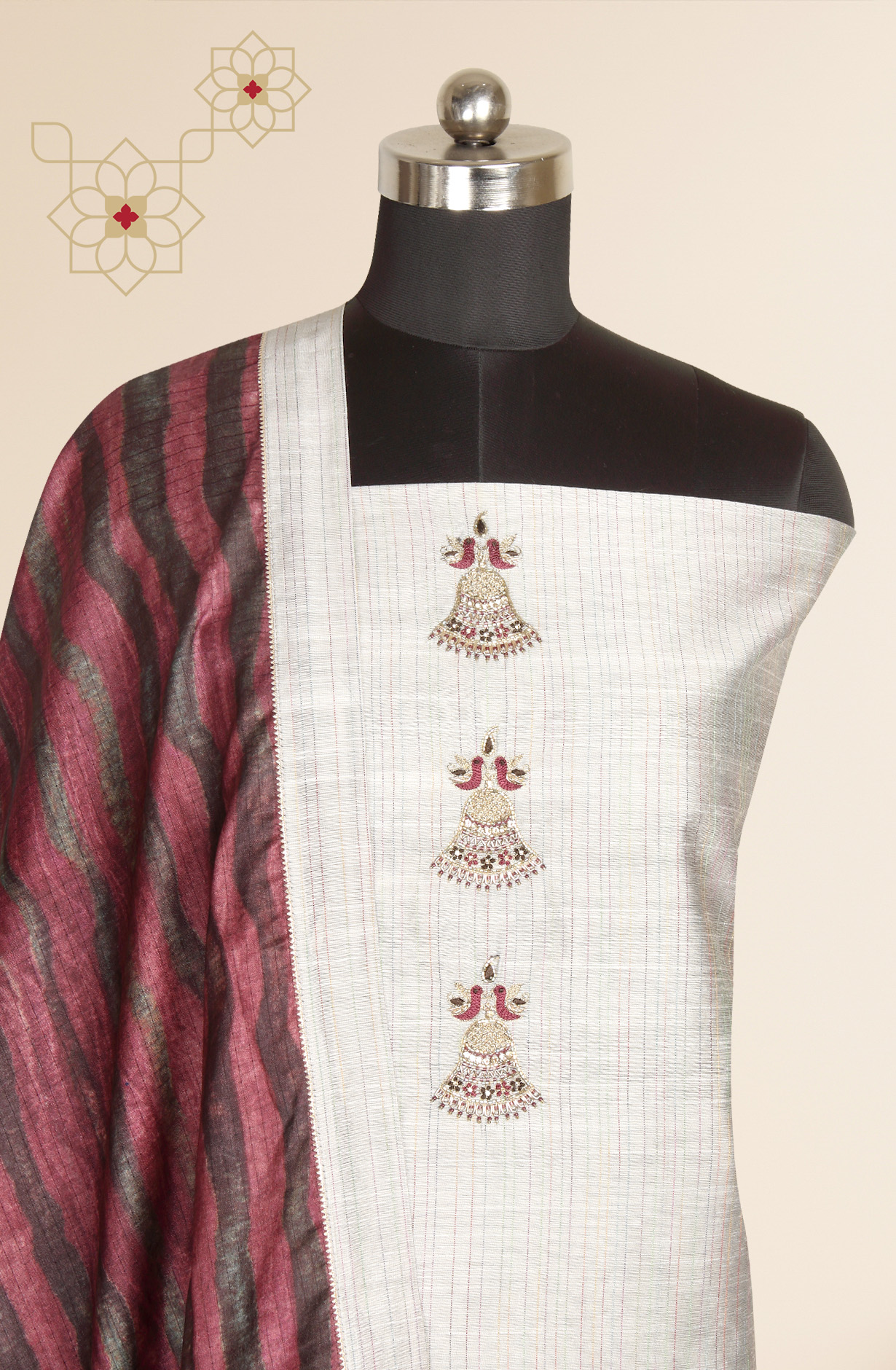 Grey Modal Salwar Kameez with Beautiful Dupatta - 984-RGVJ5037