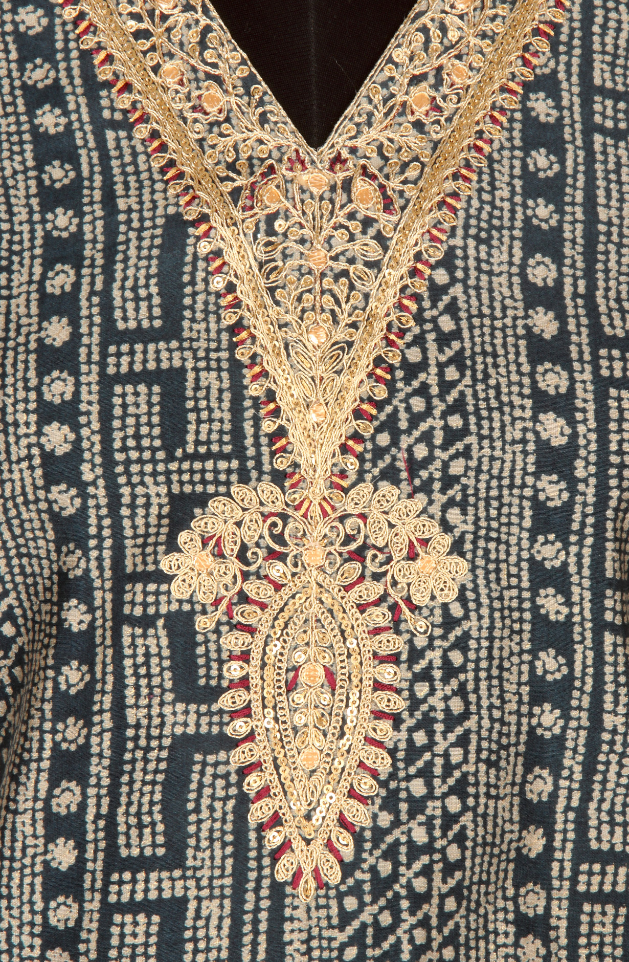 Teal Modal Cotton Unstitched Suit with Dupatta - 993-16169A