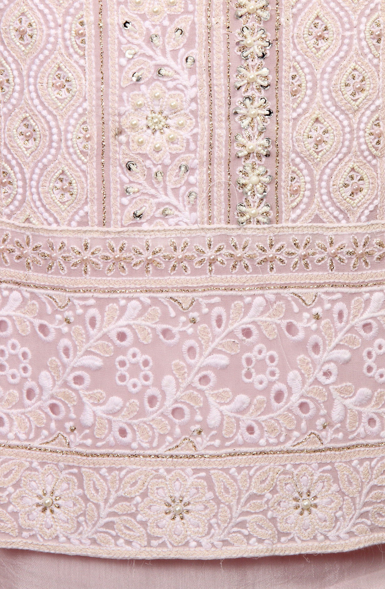 Lavender Designer Georgette Salwar Kameez with Chiffon Dupatta - 999-21078