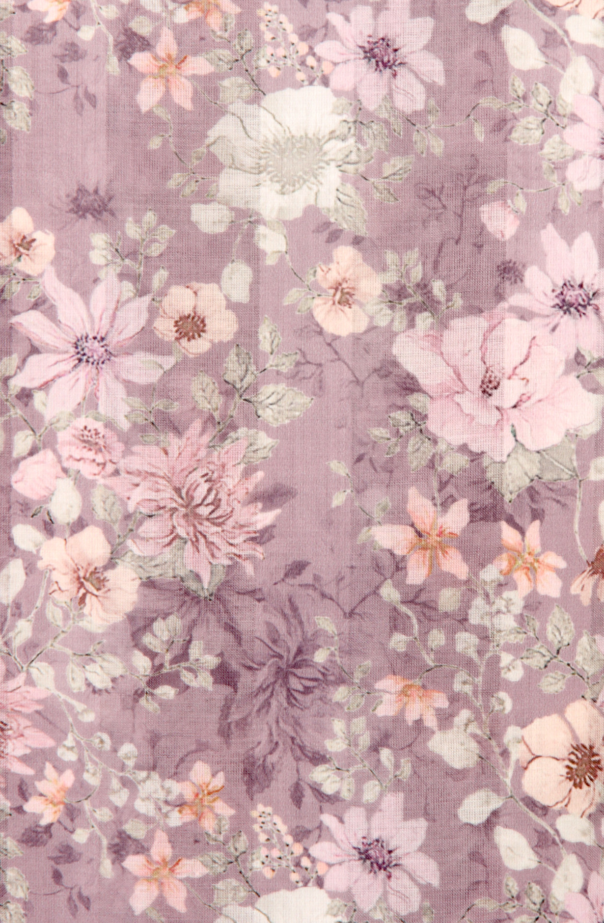 Purple Exclusive Cotton Suit-sets with Chiffon Dupatta - AIS1401B