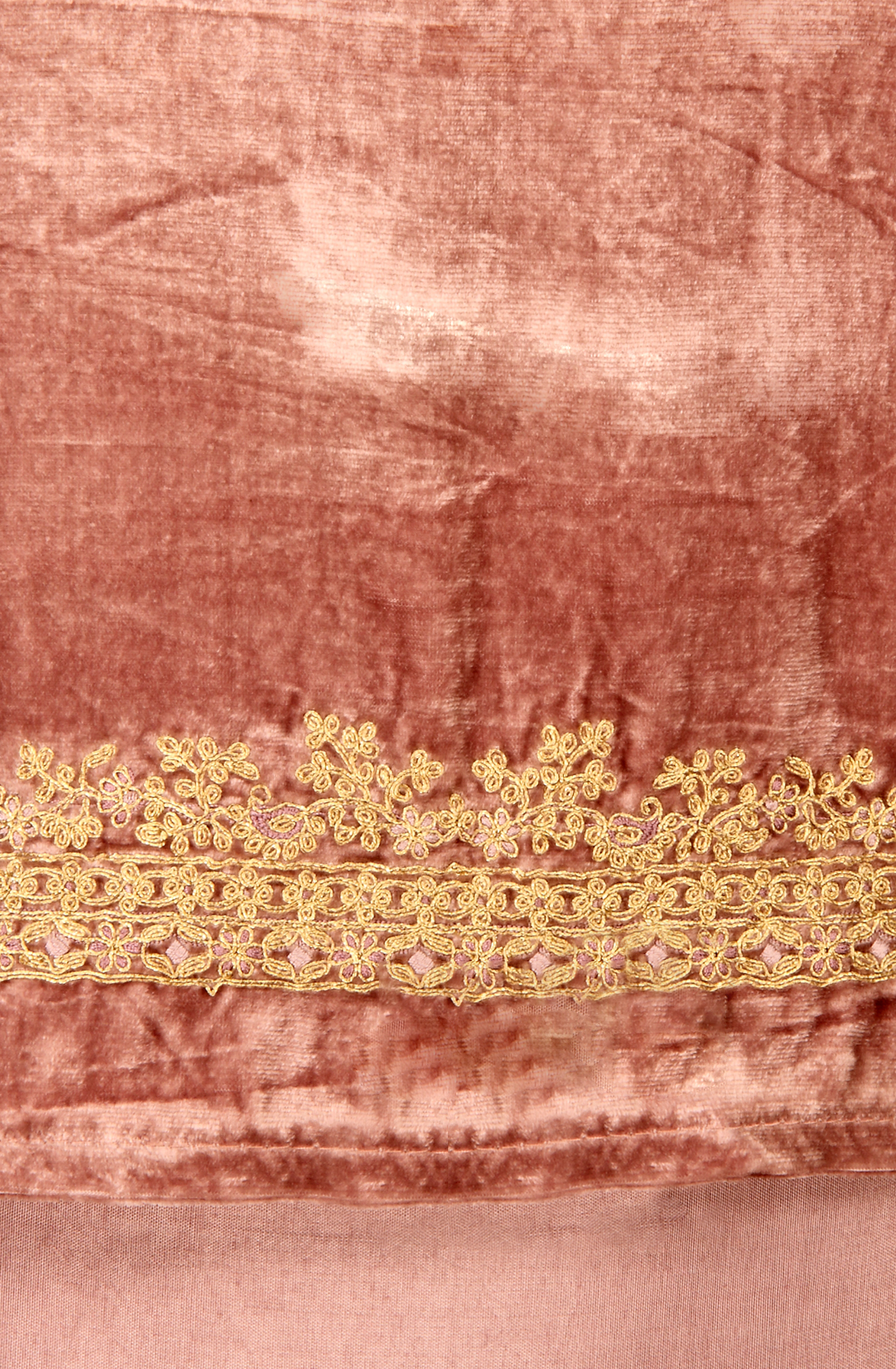 Designer Pure Velvet Levander Unstitched Salwar Kameez - ALI1204