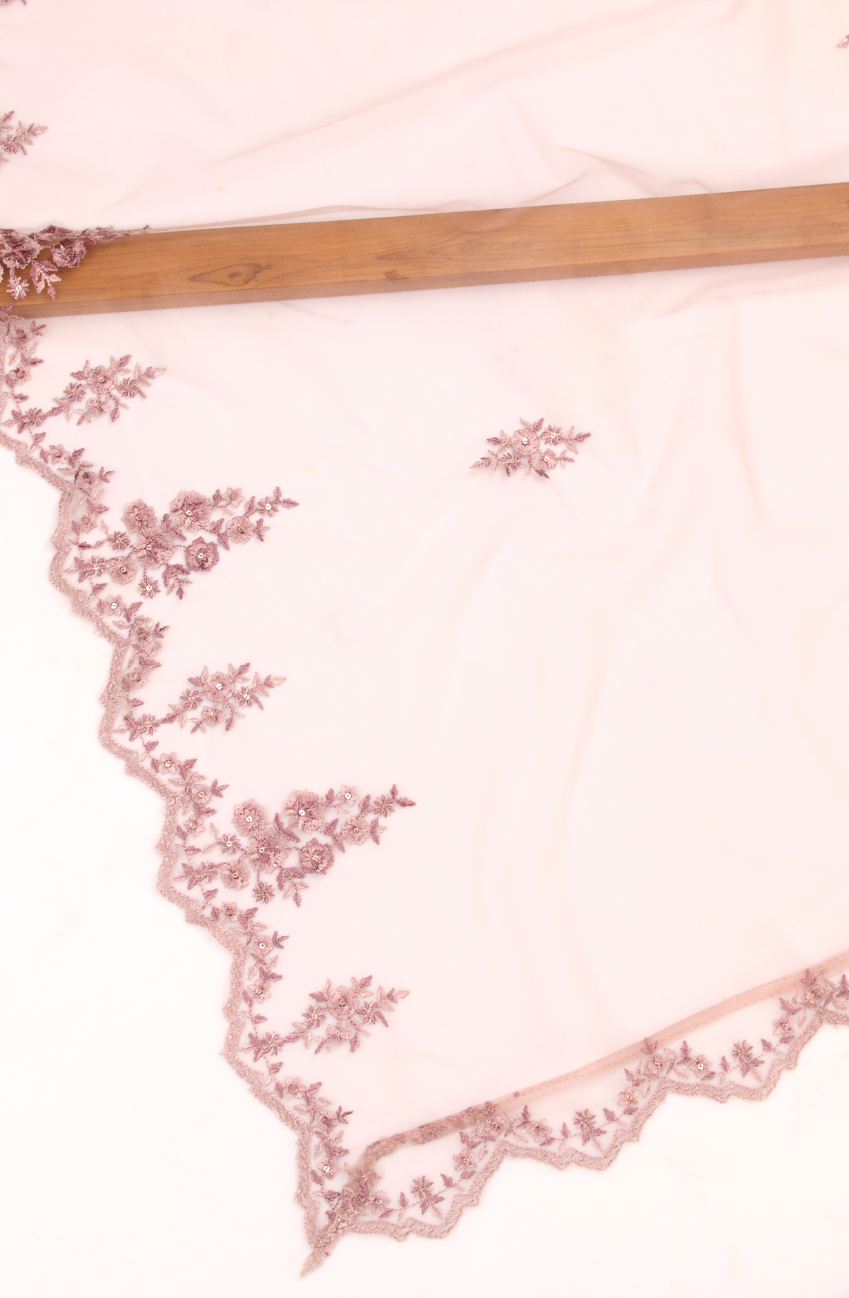 Designer Pure Velvet Levander Unstitched Salwar Kameez - ALI1204