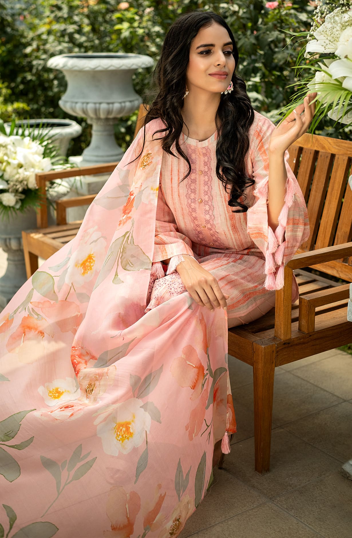 Pink Linen Exclusive Unstitched Salwar Kameez - BLO1312