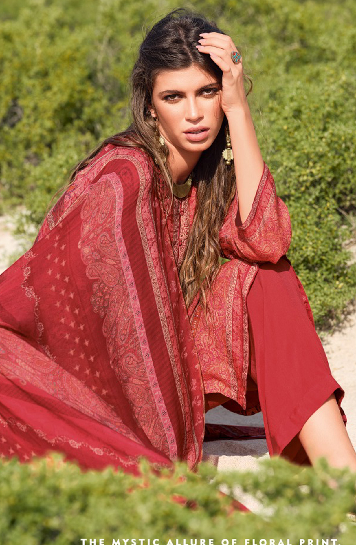 Crepe Unstitched Beautiful Suit - Set - CRECS05