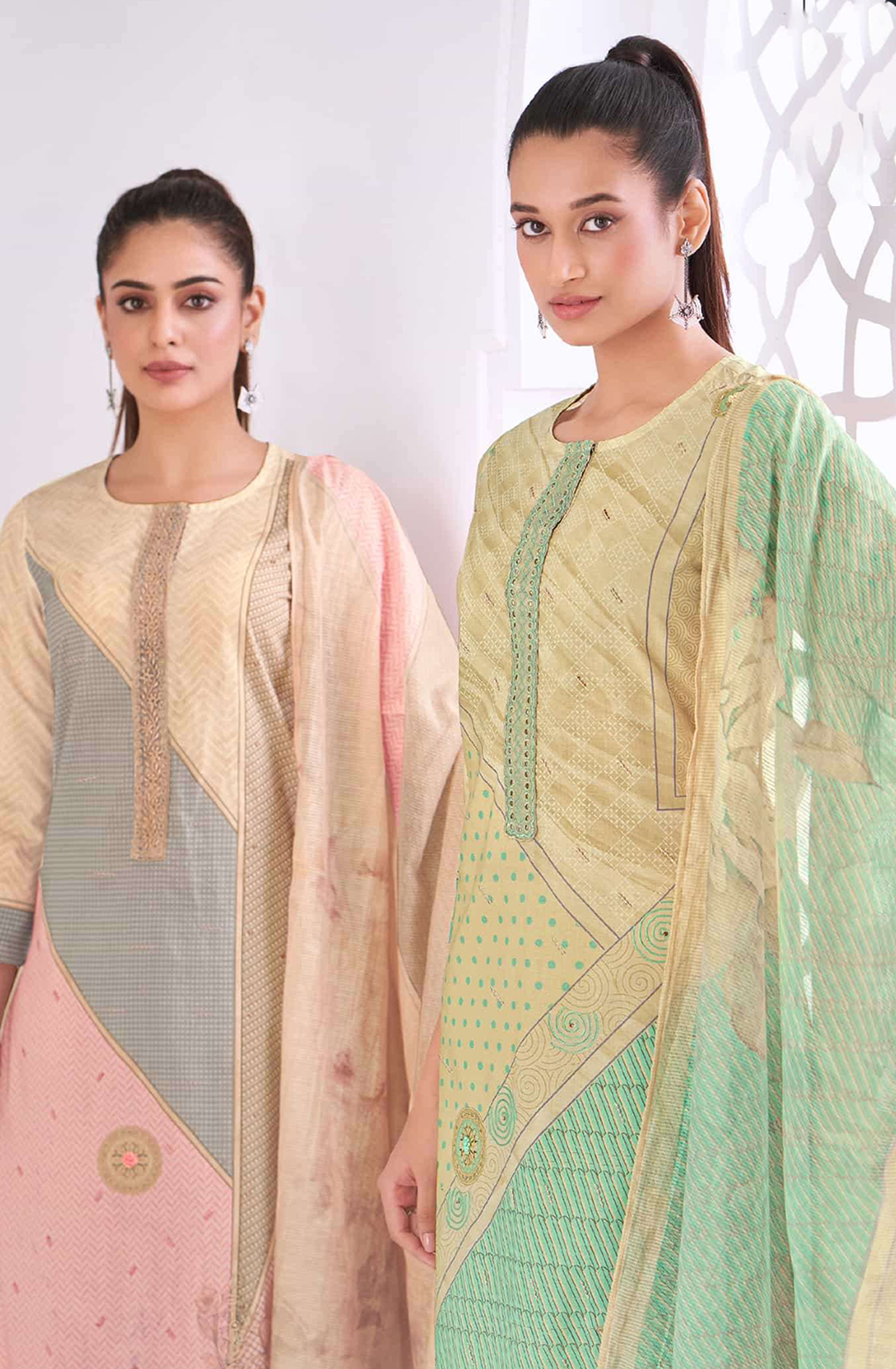 Orange Pure Cotton Lawn Digital Printed Suit - DIV813