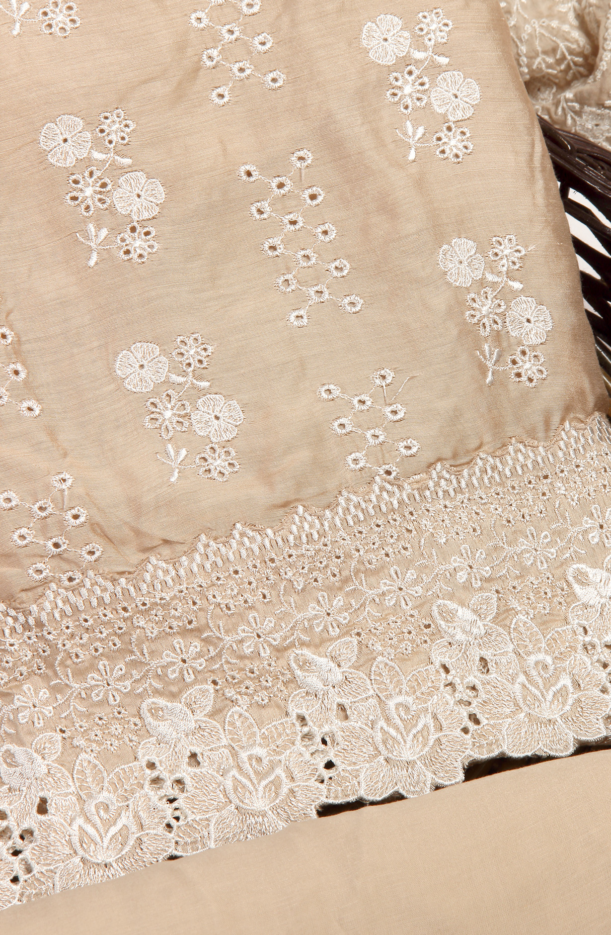 Beige Muslin Embroidered Exclusive Salwar Kameez - DIYNS12530A