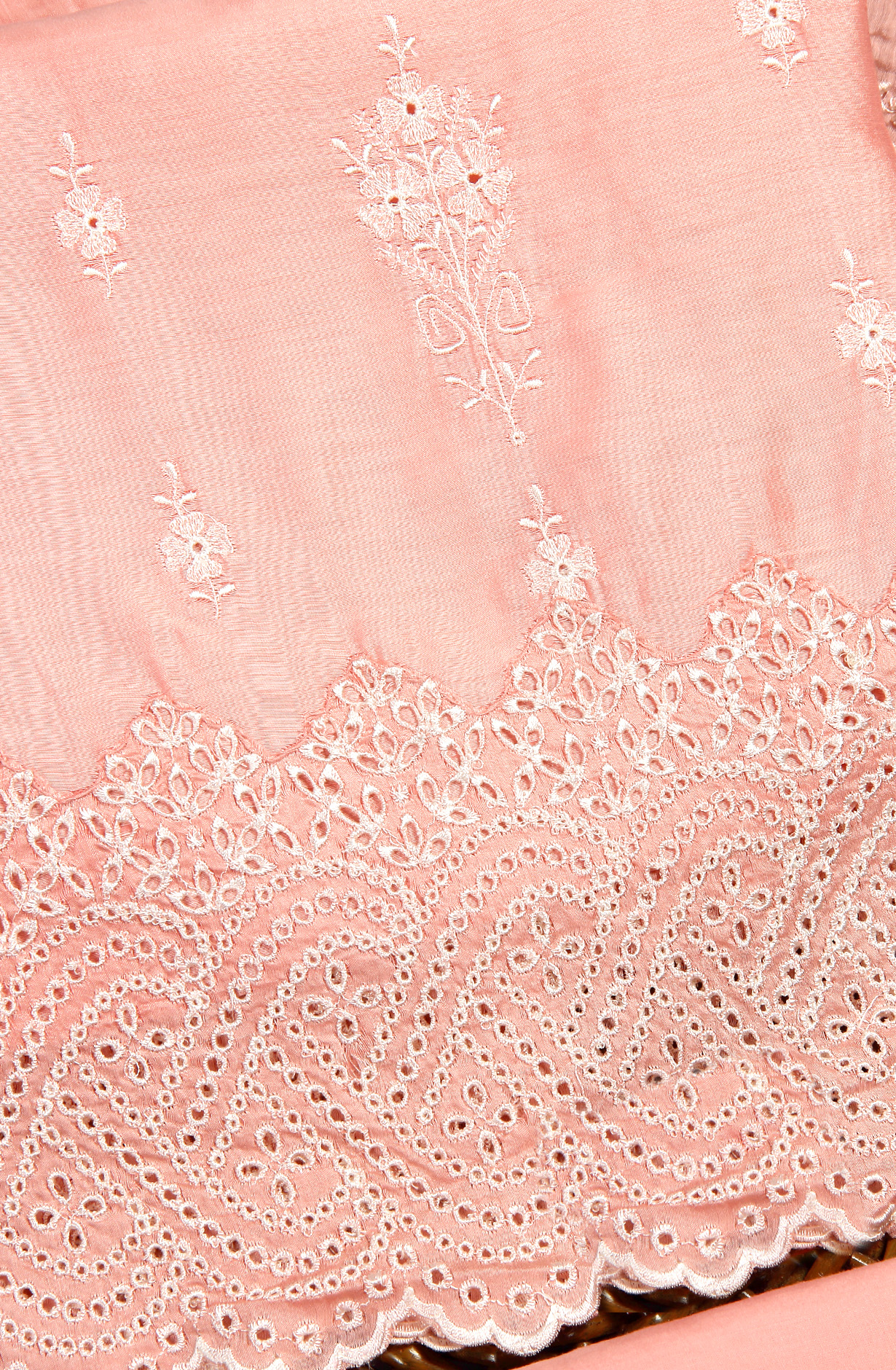 Pink Muslin Embroidered Exclusive Salwar Kameez - DIYNS12530B