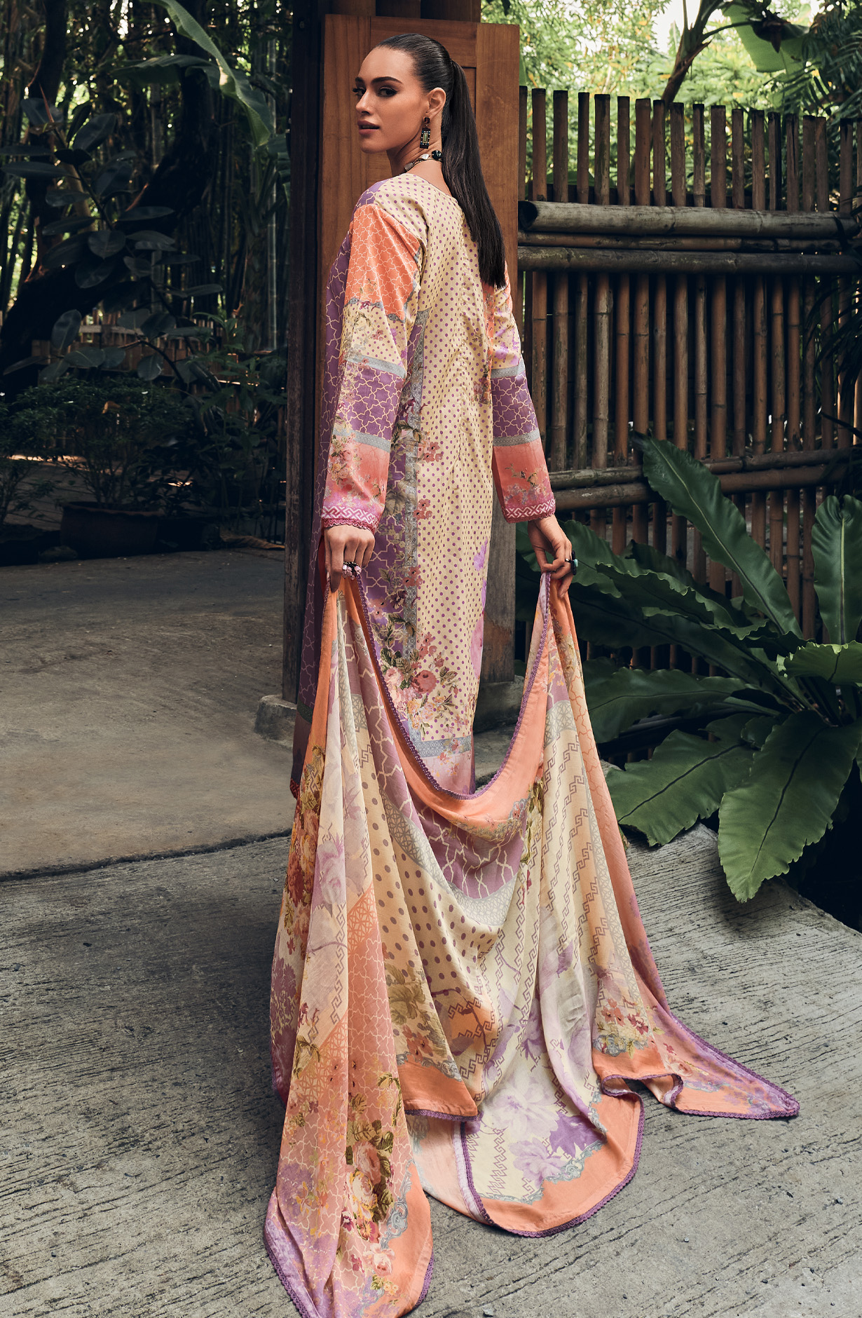 Muave Beautiful Cotton Digital Printed Salwar Suit - SHOSOL02