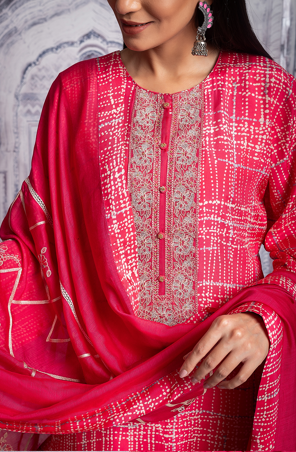 Pink Festive Special Muslin Digital Printed Salwar Suit with Trendy Dupatta - R157-SPR1978A
