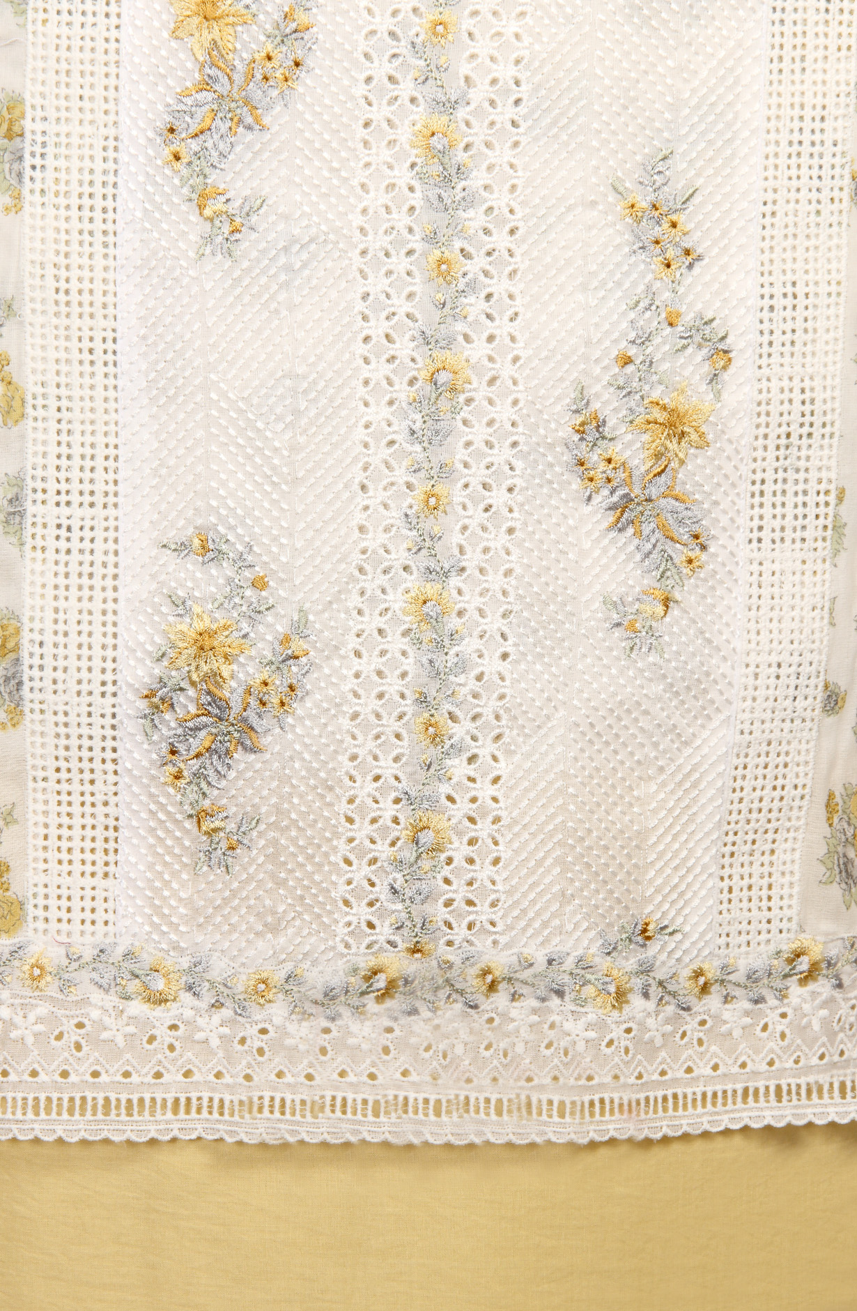 Multi-coloured Pure Cotton Digital Printed Salwar Kameez with Chiffon Dupatta - GARNPJ3030A