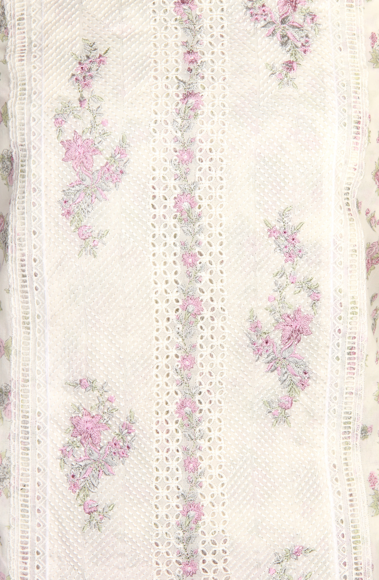 Multi-coloured Pure Cotton Digital Printed Salwar Kameez with Chiffon Dupatta - GARNPJ3030D