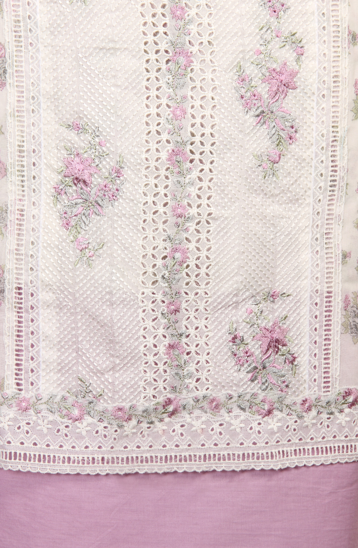 Multi-coloured Pure Cotton Digital Printed Salwar Kameez with Chiffon Dupatta - GARNPJ3030D