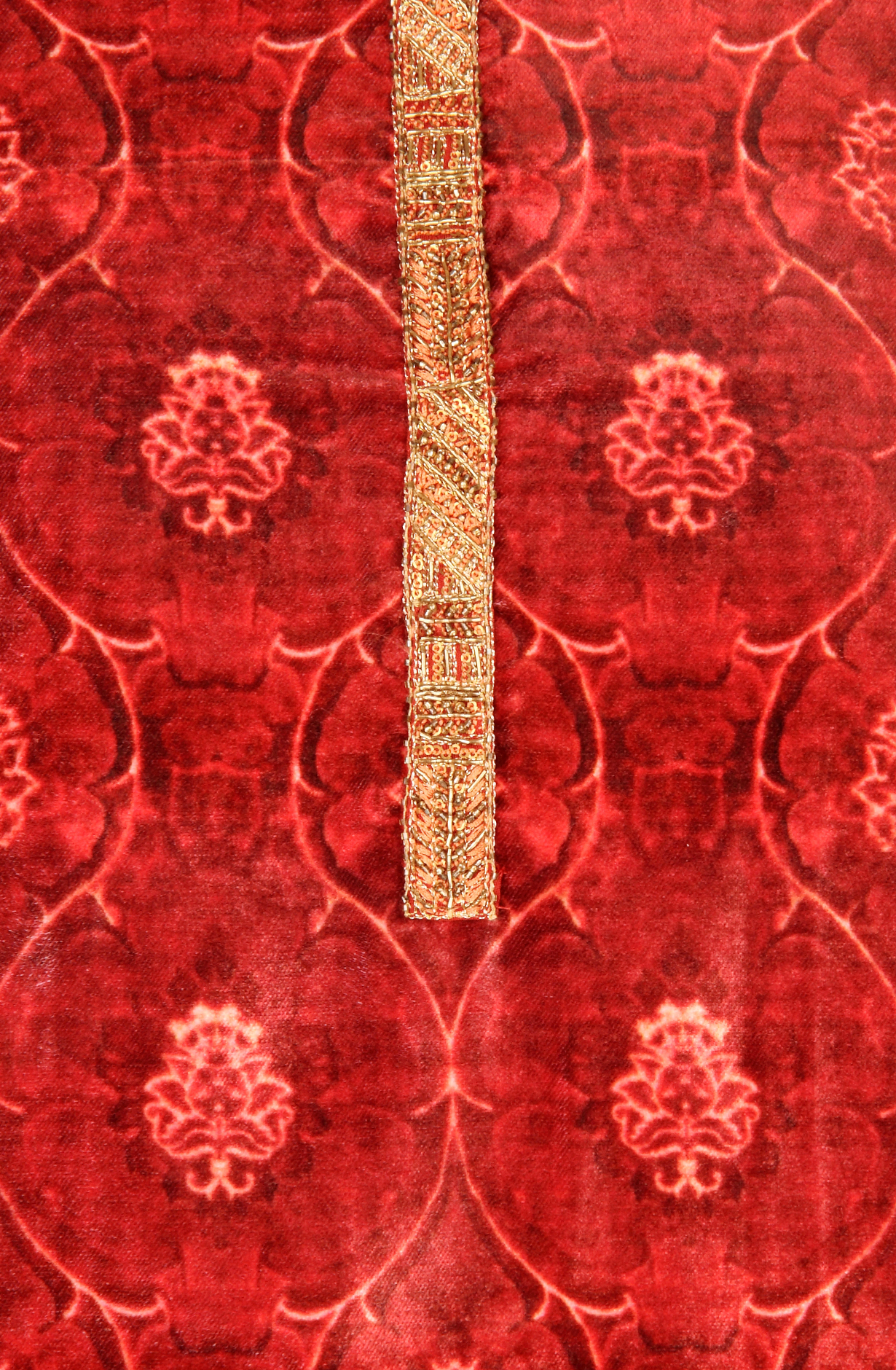 Rust Velvet Winter Wear Unstitched Salwar Kameez - GIR8744B