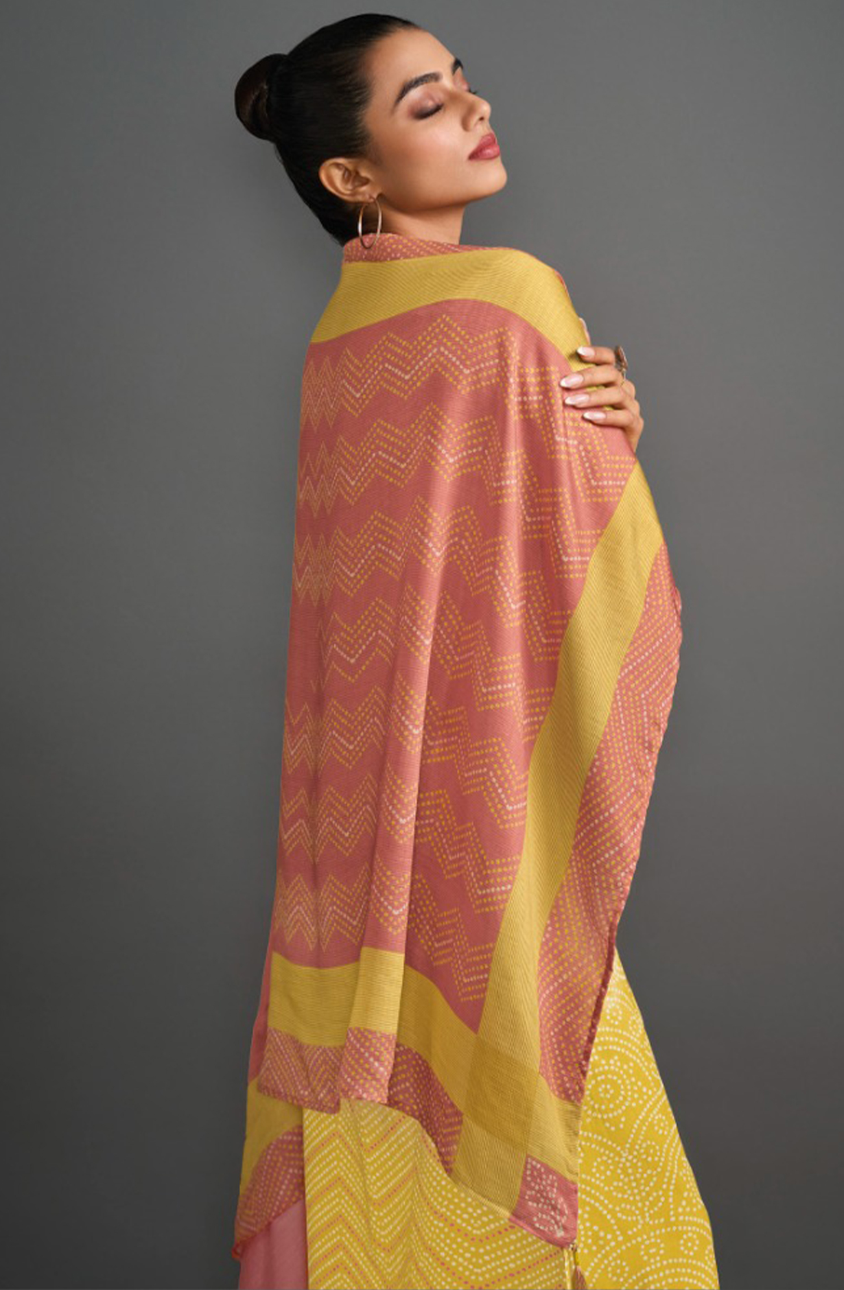 Yellow Cotton Lawn Printed Cotton Embroidered Suit with Dupatta - GLA7421A